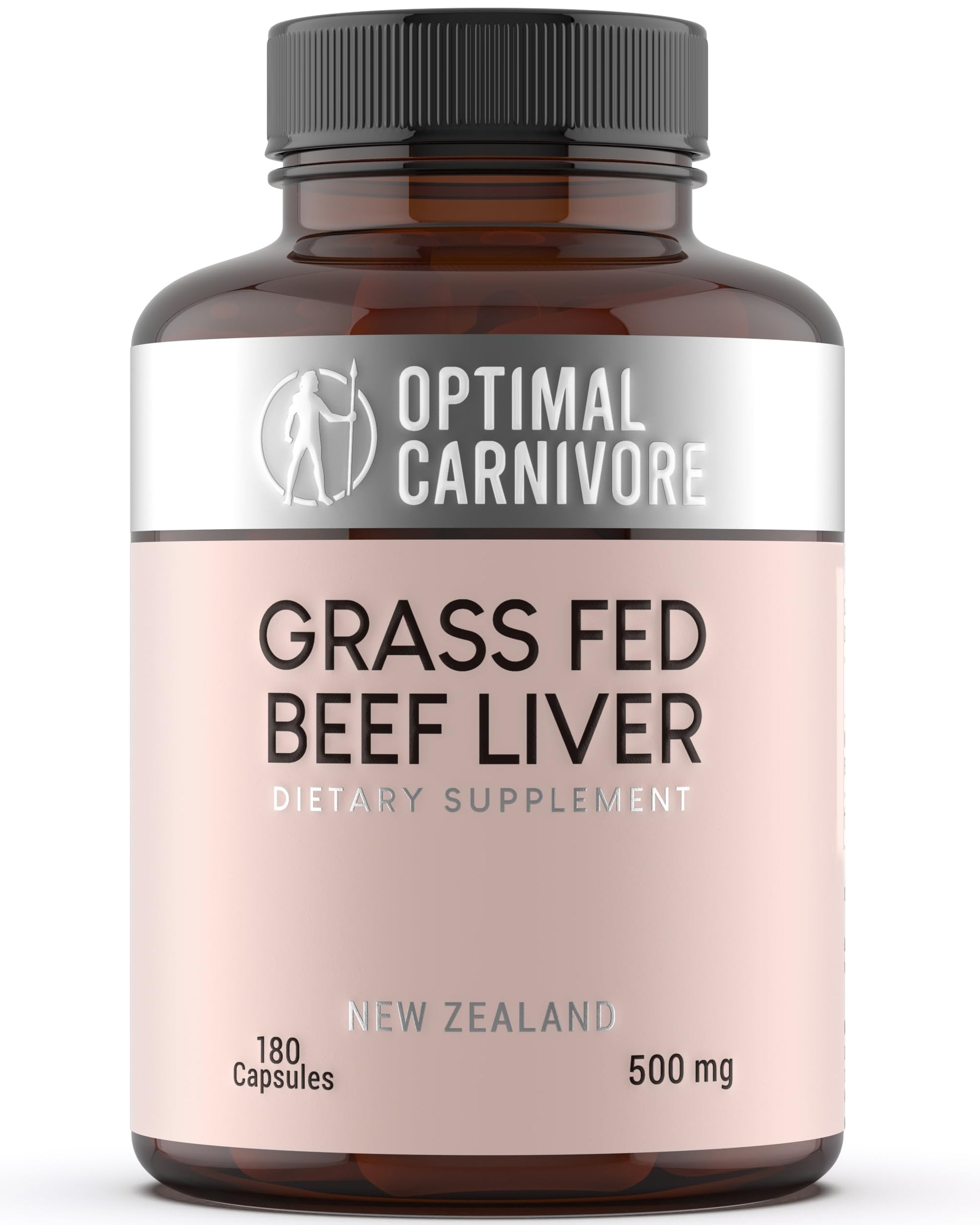 Optimal Carnivore Beef Liver Tablets, 180 Count