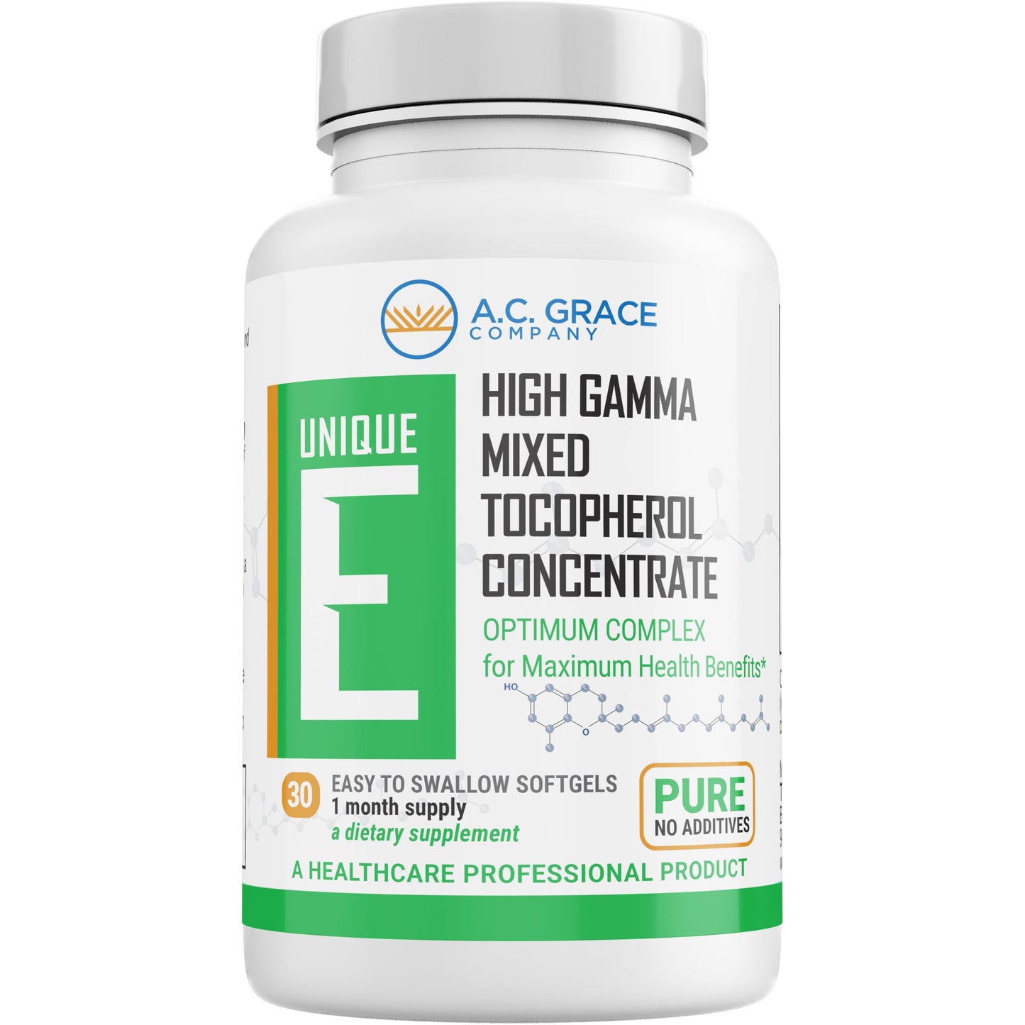 UNIQUE E Mixed Tocopherols Concentrate Softgels 30 Count