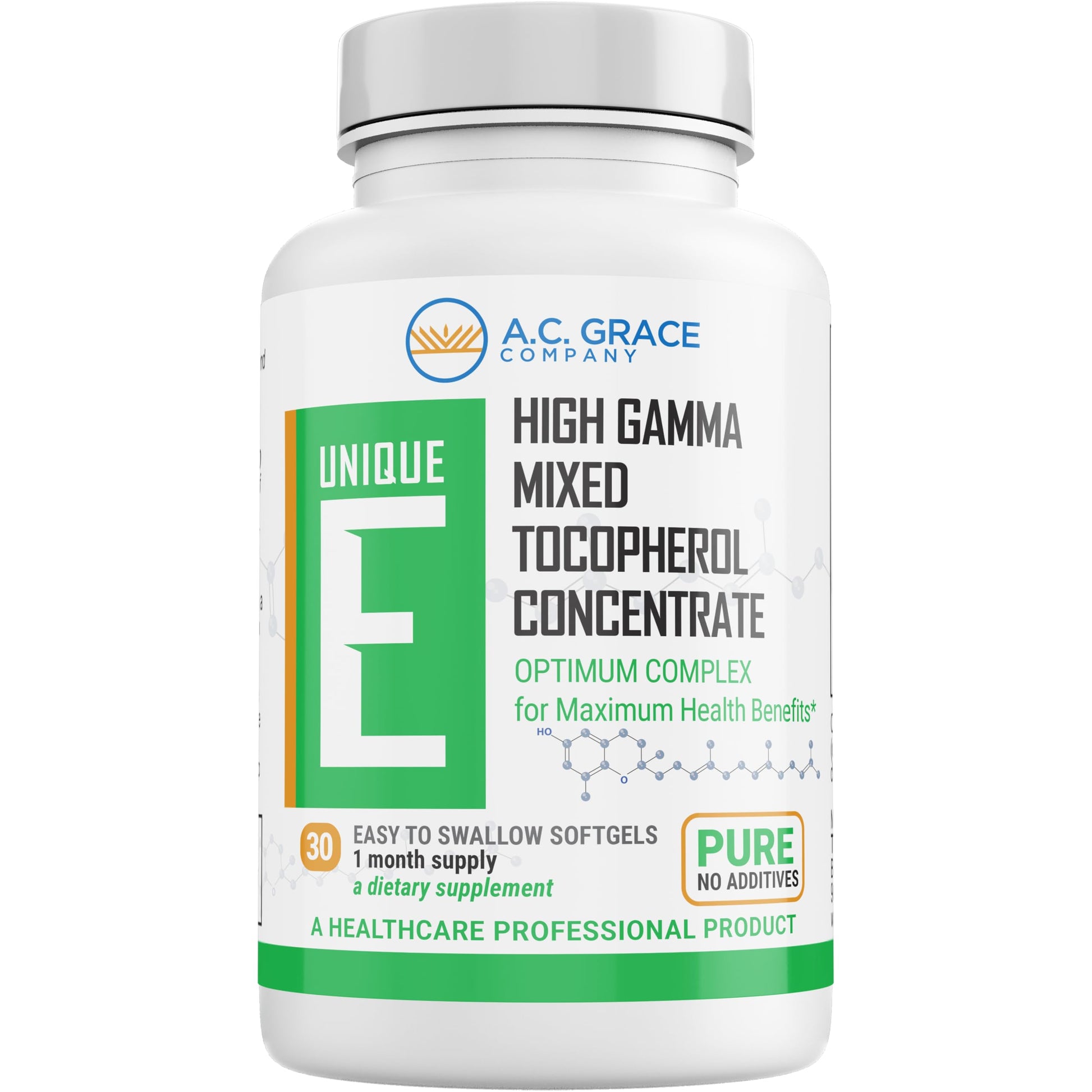 UNIQUE E Mixed Tocopherols Concentrate Softgels 30 Count