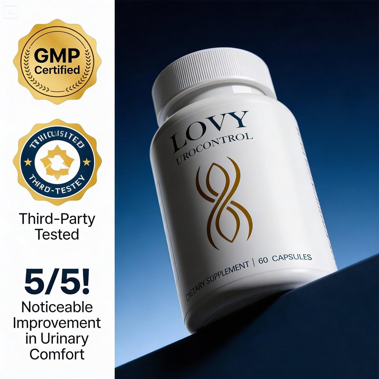 LANZF Lovy Urocontrol Capsules, 60 Capsules