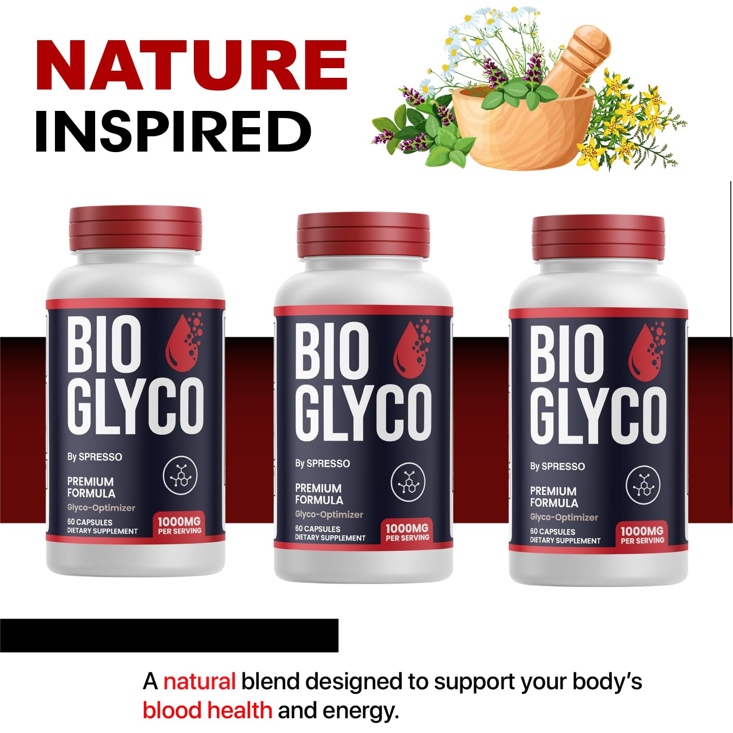 SPRESSO Bio Glyco Capsules, 60 Capsules