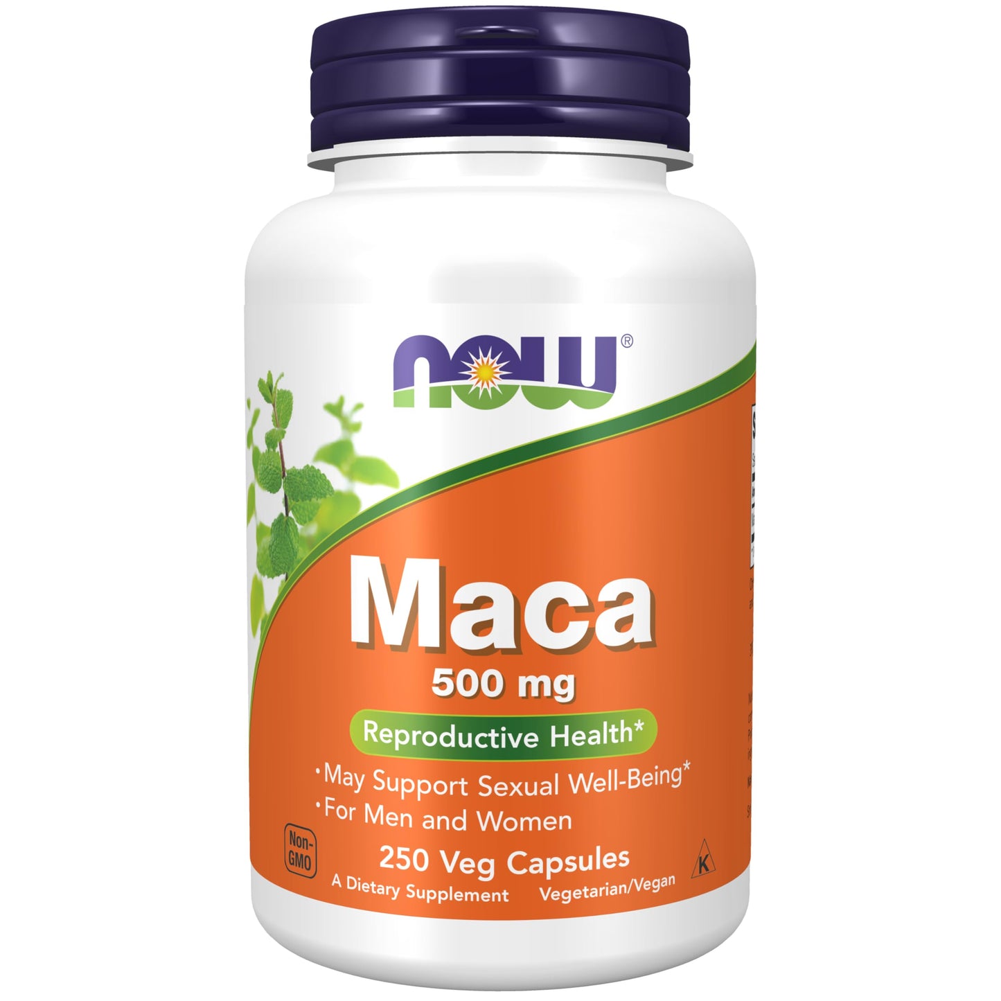 NOW Foods Maca 500 mg Capsules, 250 Count