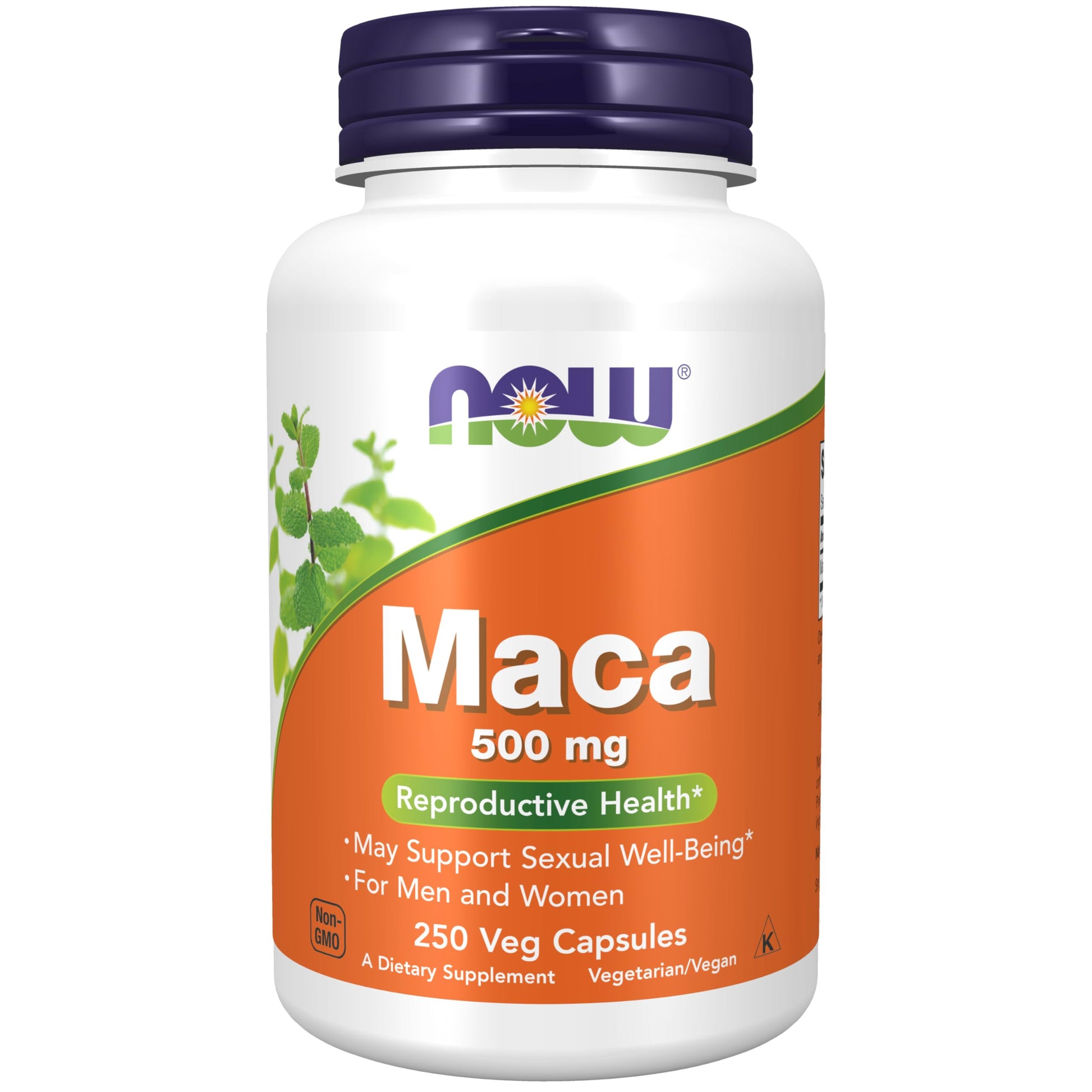 NOW Foods Maca Capsules, 500 mg, 250 Count