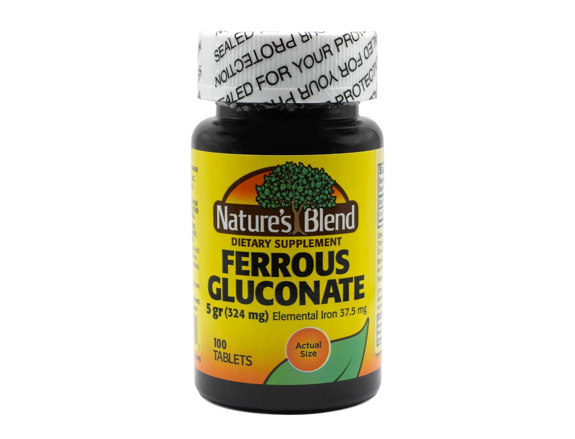 Nature's Blend Ferrous Gluconate Tablets 100 Count