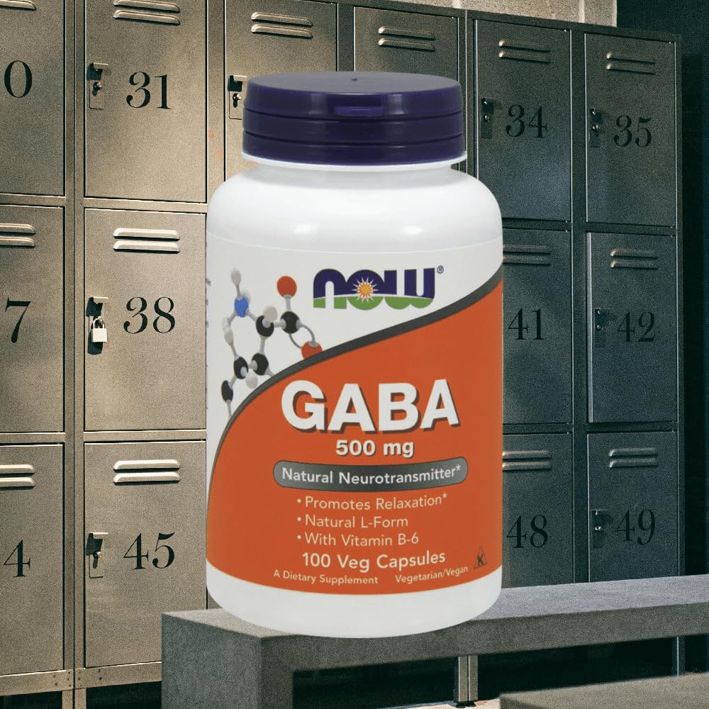 NOW Foods GABA Capsule 100 Count