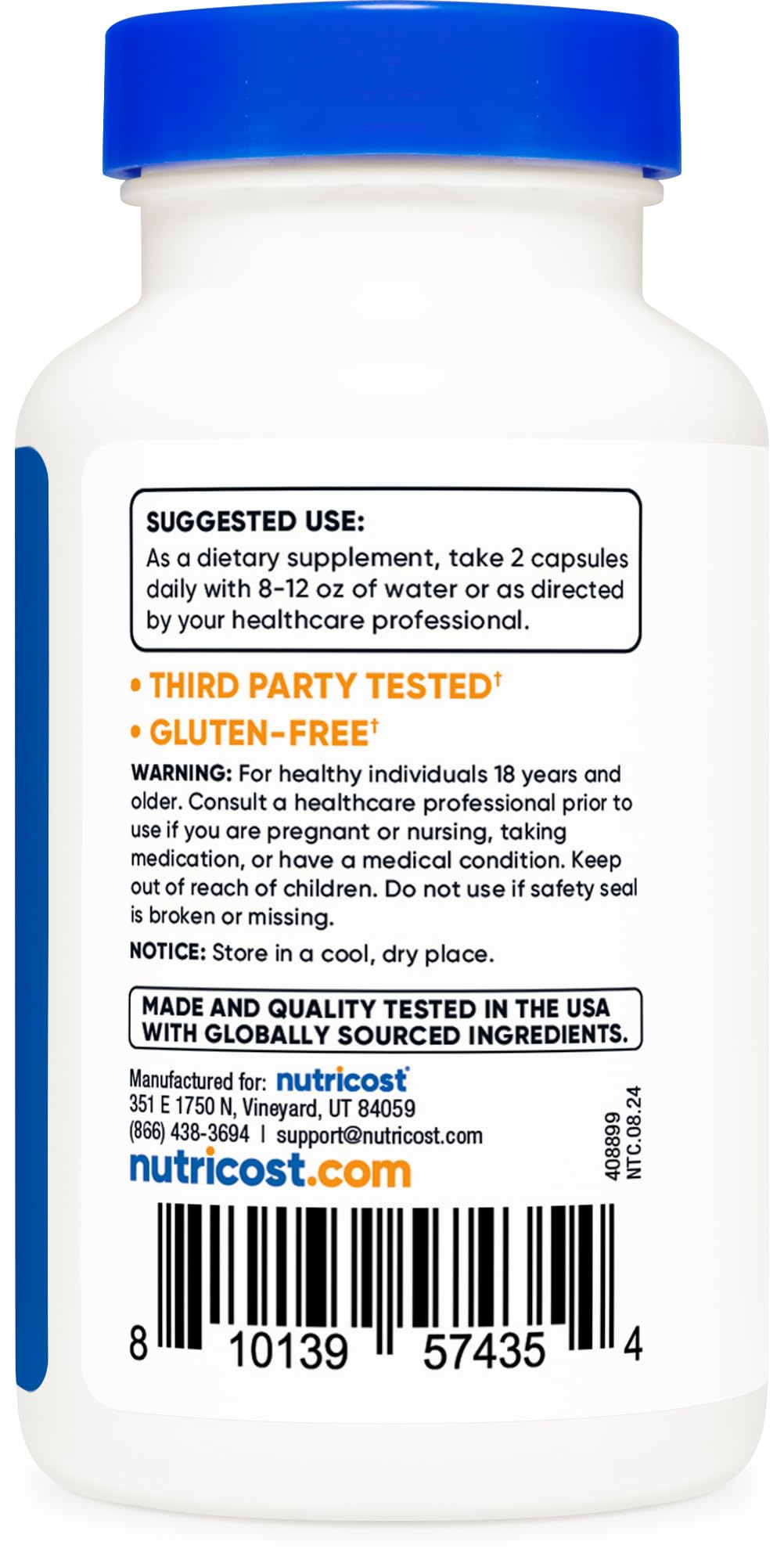 Nutricost Mullein Leaf Extract Capsule 120 Count