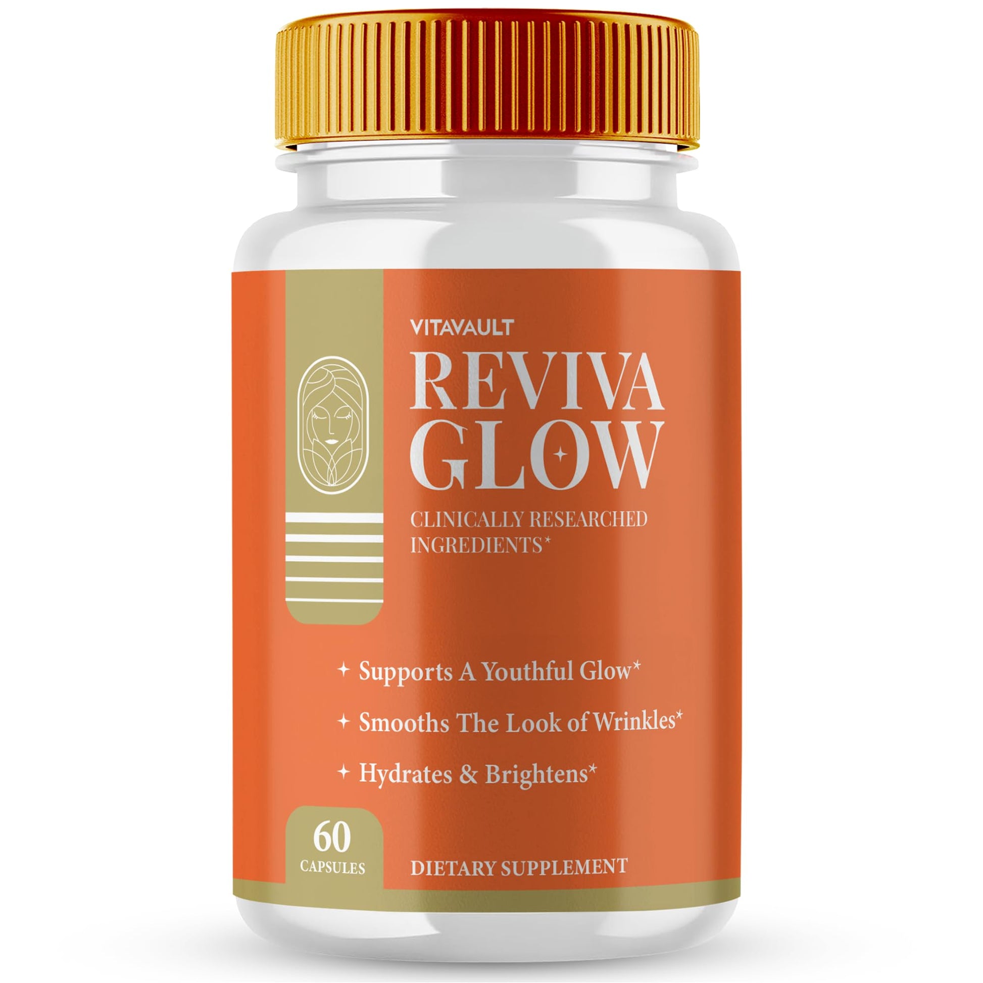 Vitavault Reviva Glow Capsules, 60 Count