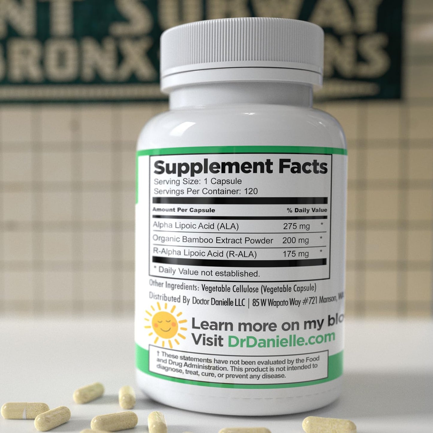 Doctor Danielle Alpha-Lipoic Acid Capsule 120 Count