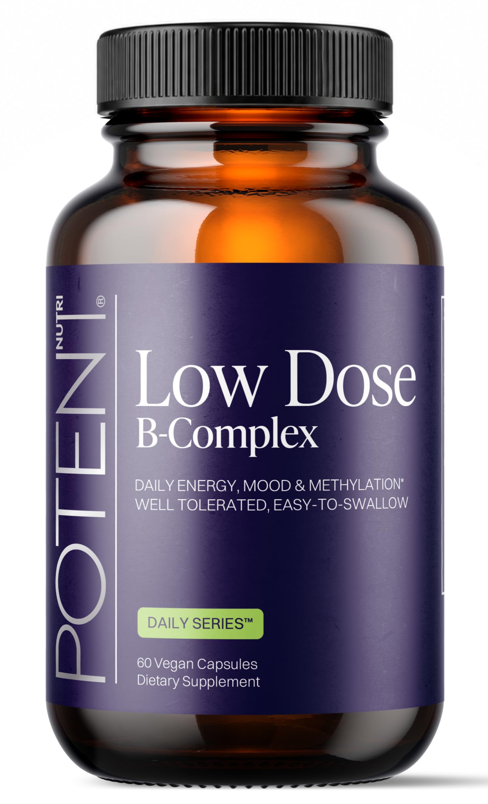 Potent Nutri Low Dose B-Complex Capsule, 60 Count