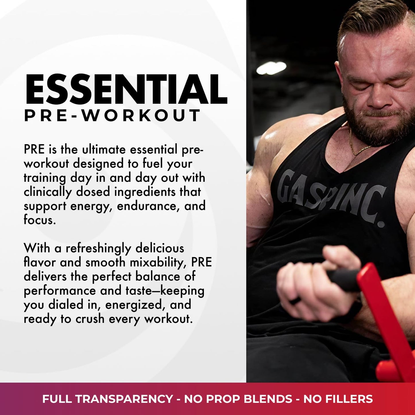 Core Nutritionals Essential Pre Workout Powder 19.2