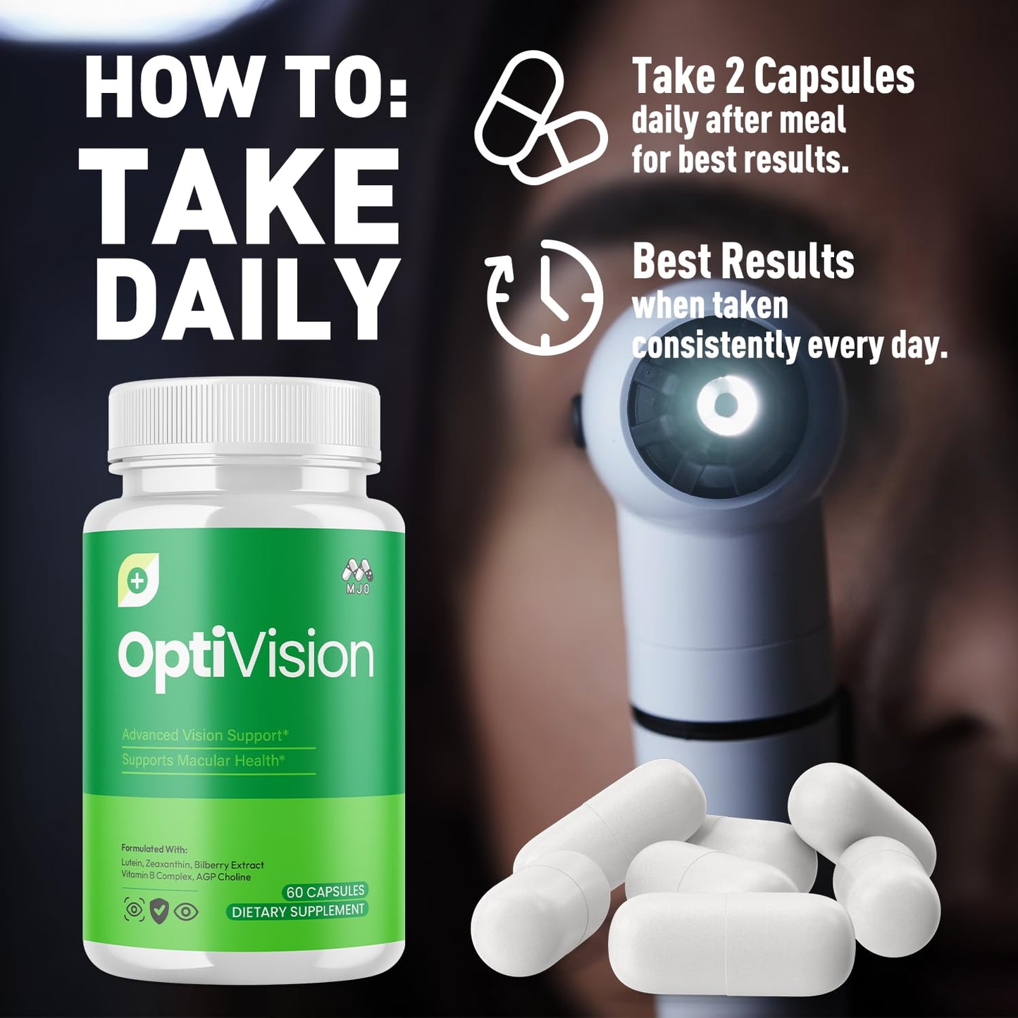 MJO Optivision 60 Capsules