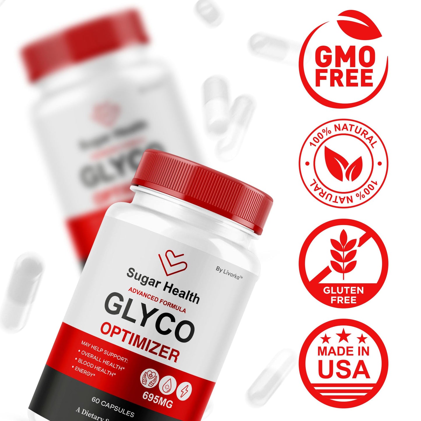 PureFight4U SugarHealth Glyco Optimizer Capsules, 60 Capsules