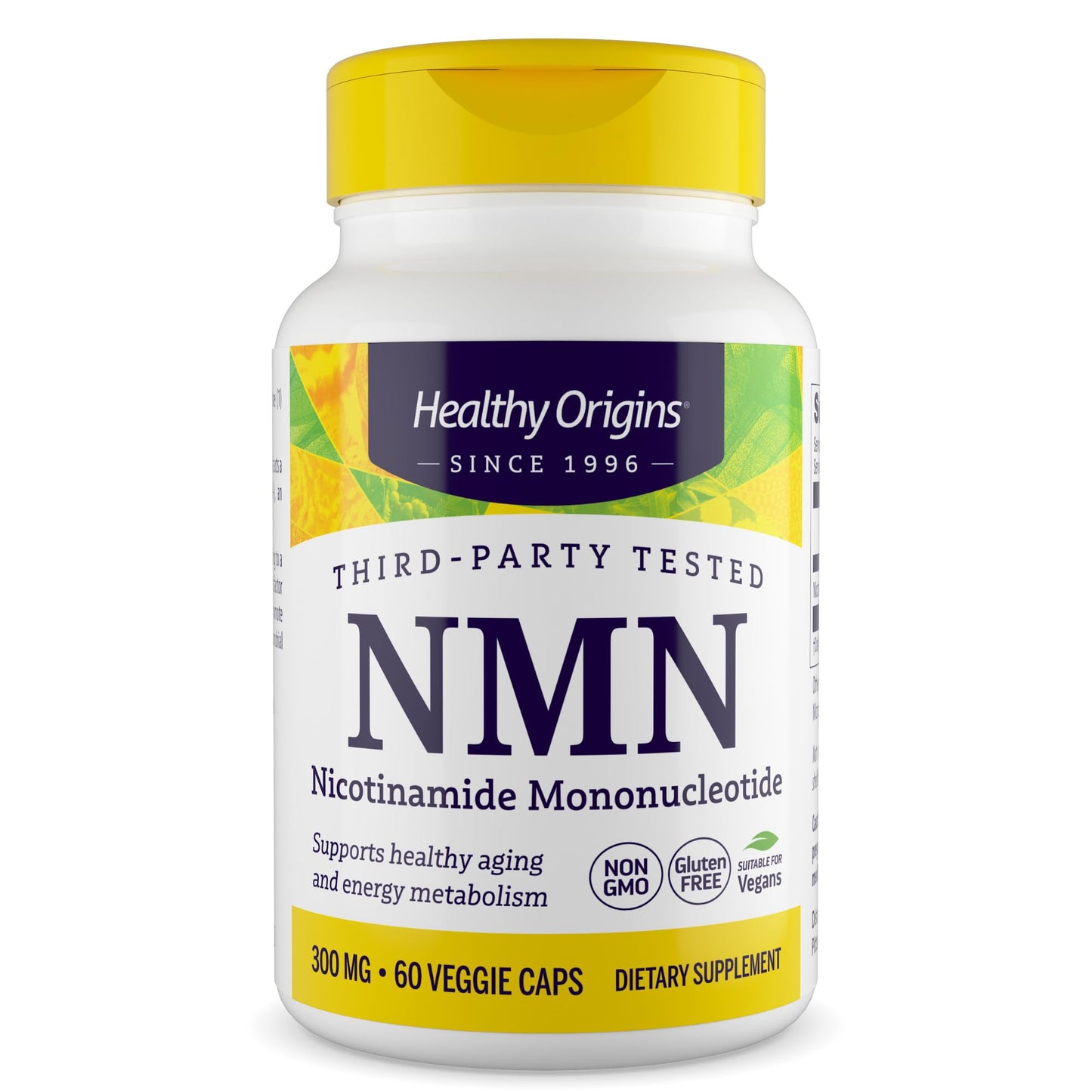 Healthy Origins NMN Nicotinamide Mononucleotide 300 mg Capsules, 60 Count