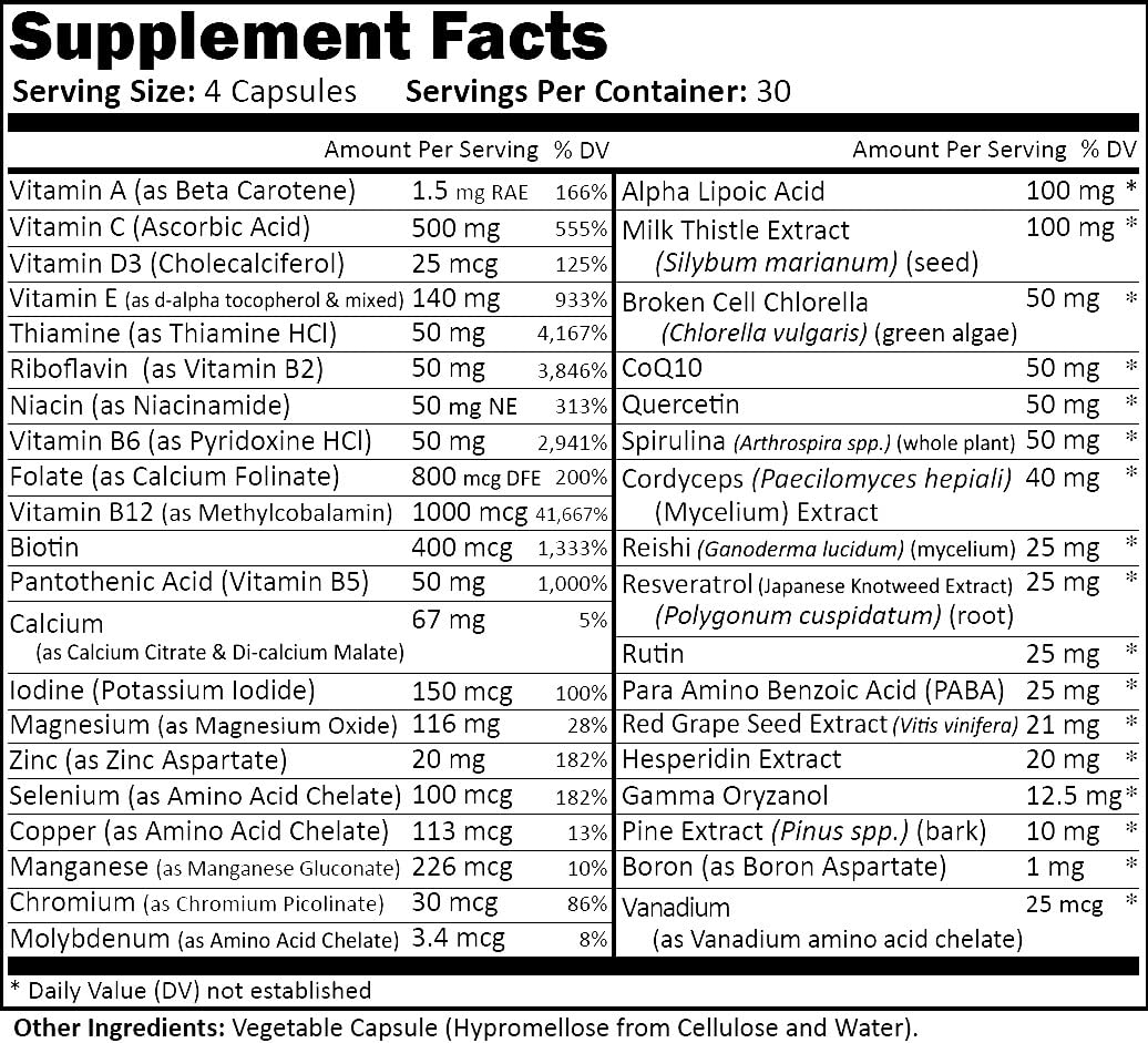 R-Garden Multi-Vitamin Plus Capsules 120