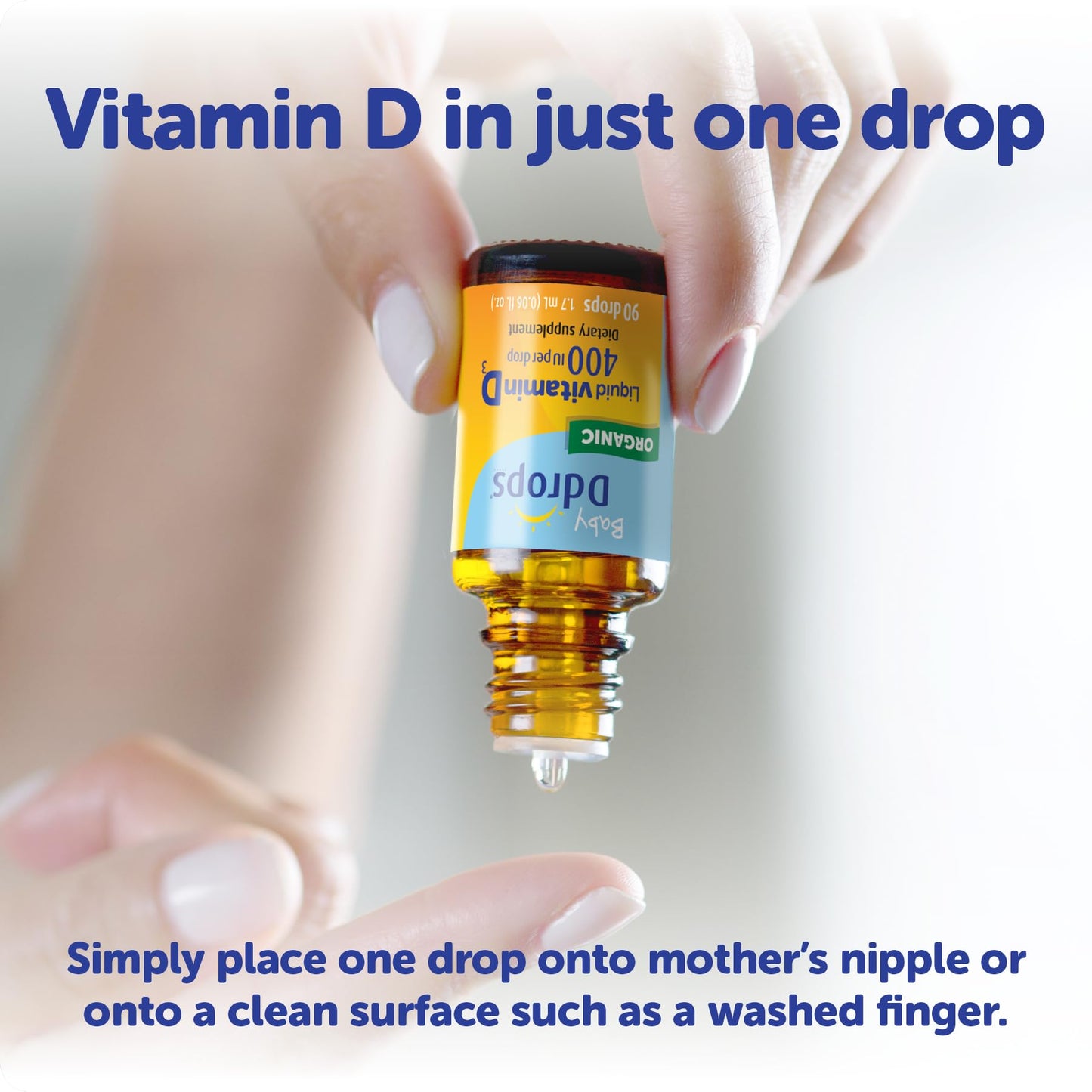 Ddrops Baby Vitamin D 400 IU Drops, 90 Drops