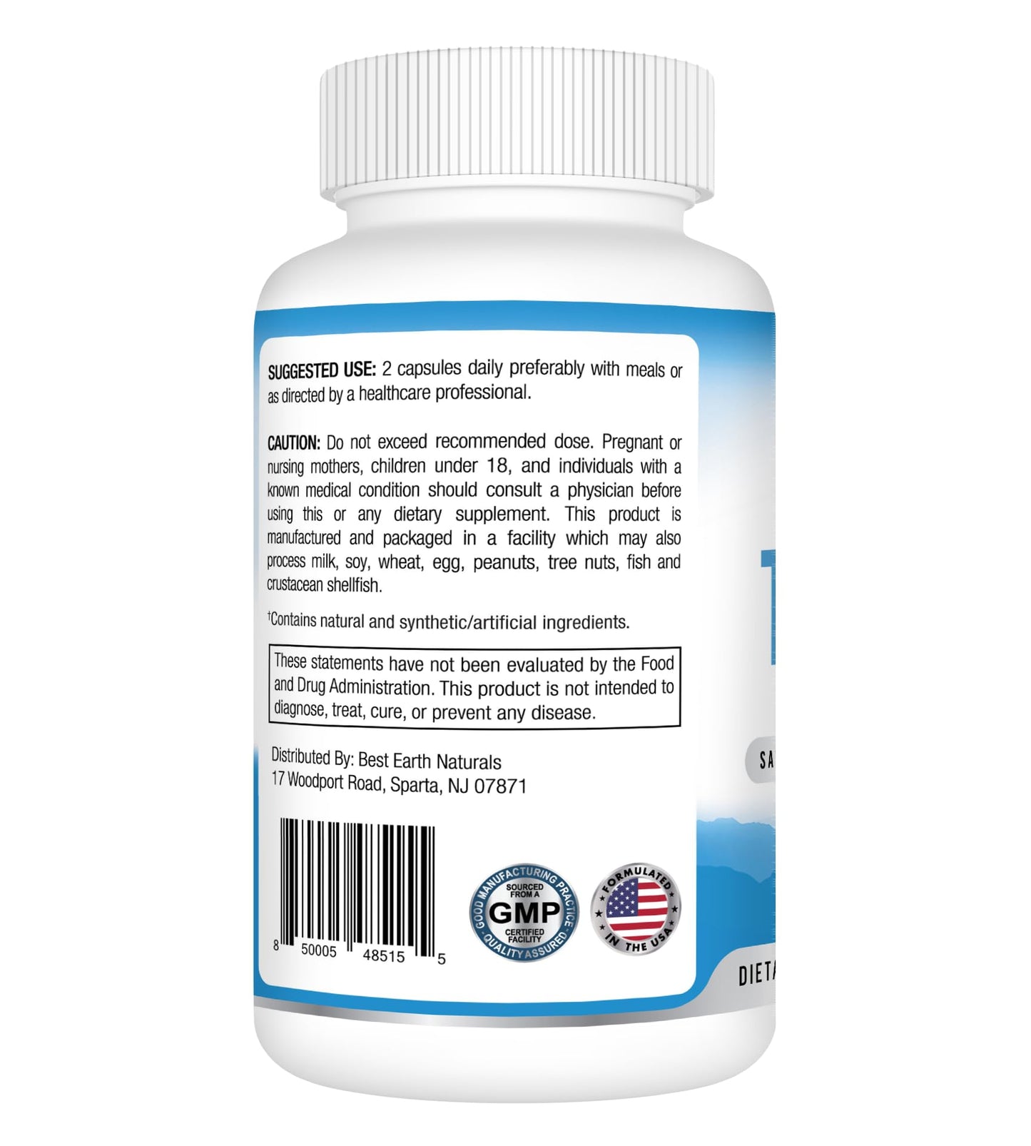 Best Earth Naturals Thyroid Support Supplement for Women and Men, 60 Capsules