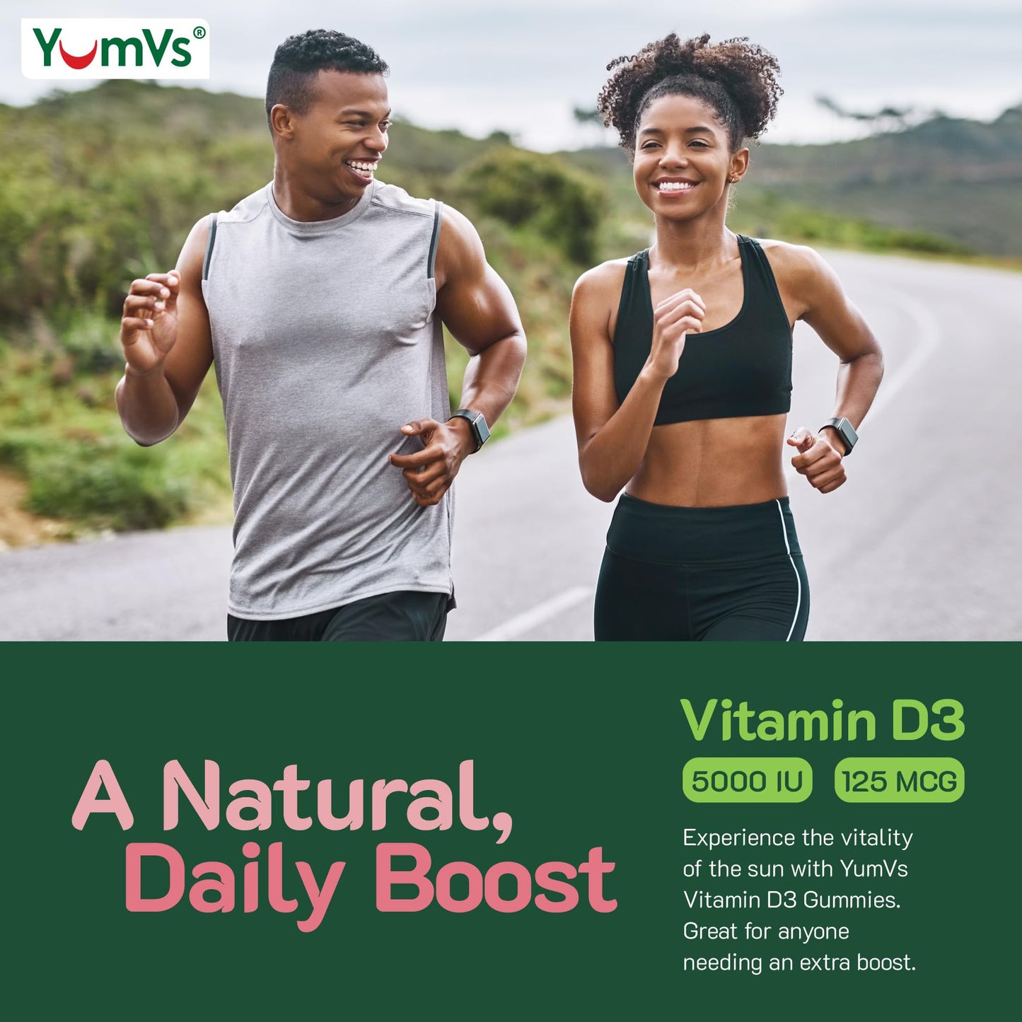 YUM-V'S Vitamin D3 Gummies 120 Count