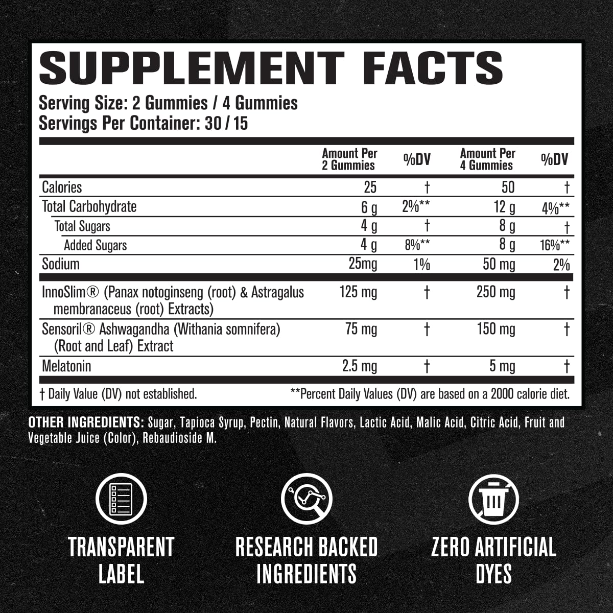 Jacked Factory Lean PM Night Time Fat Burner Sleep Aid Supplement (60 Capsules) & Lean PM Weight Loss Gummies (60 Gummies)