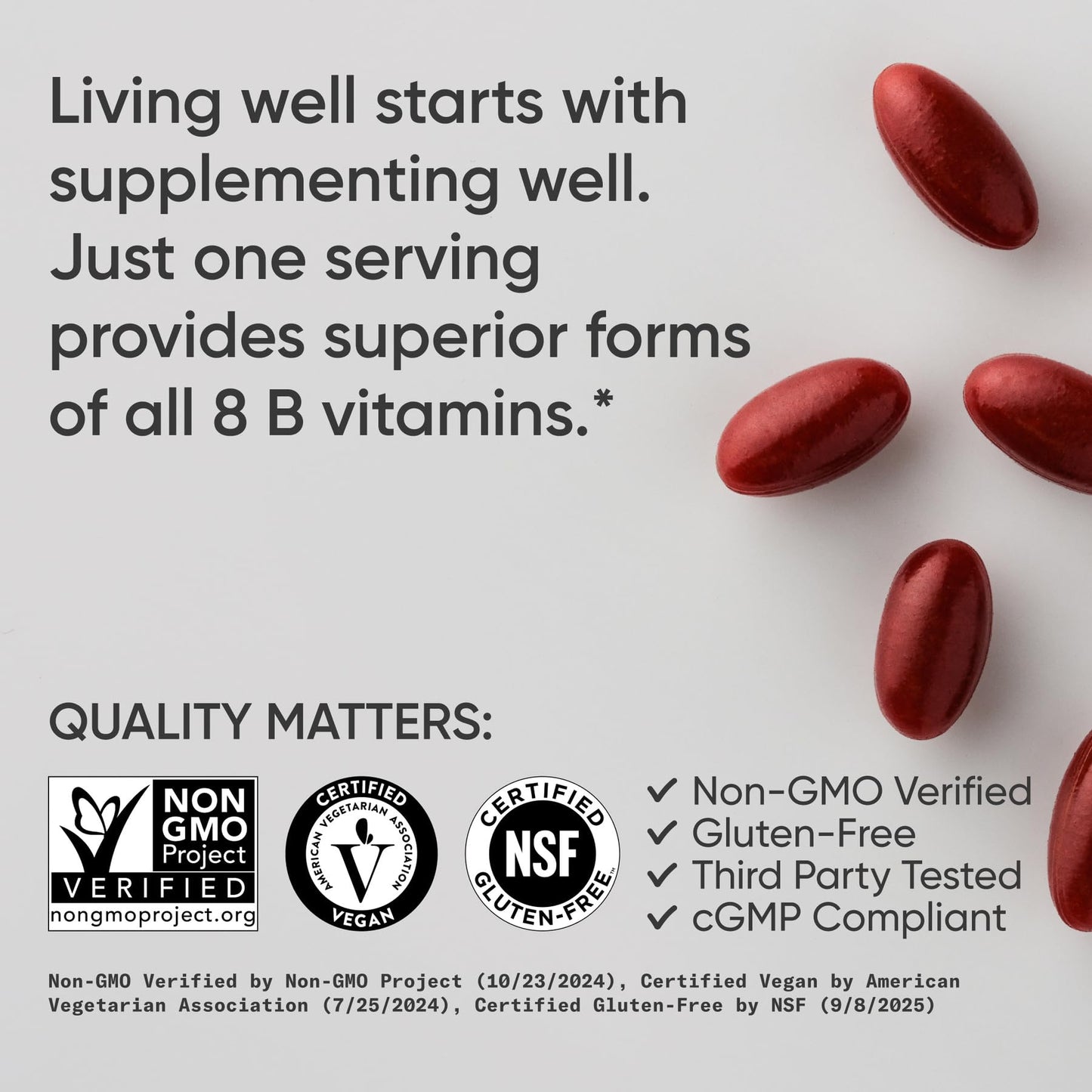 Sports Research Vitamin B-Complex Softgels 120