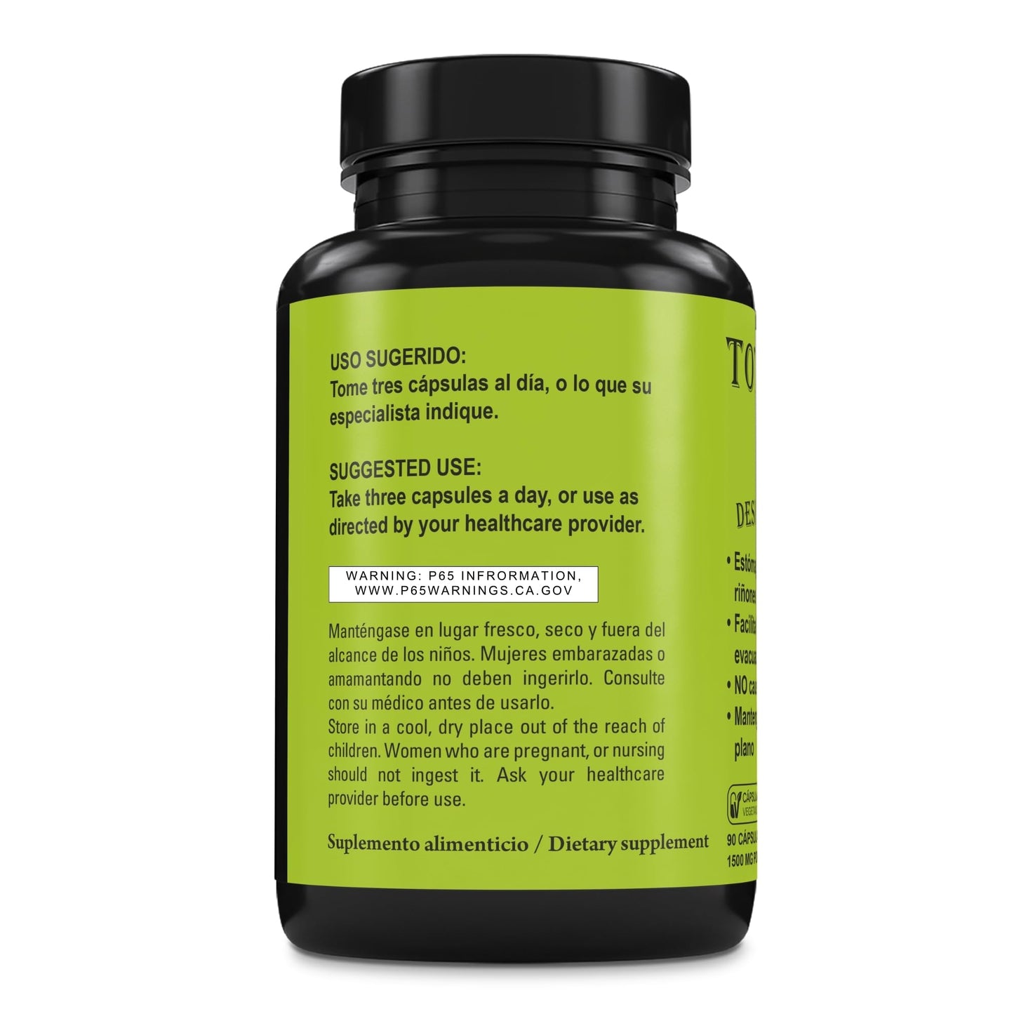GREEN ROYALTY Total Cleanse Detox Capsules 90 Count