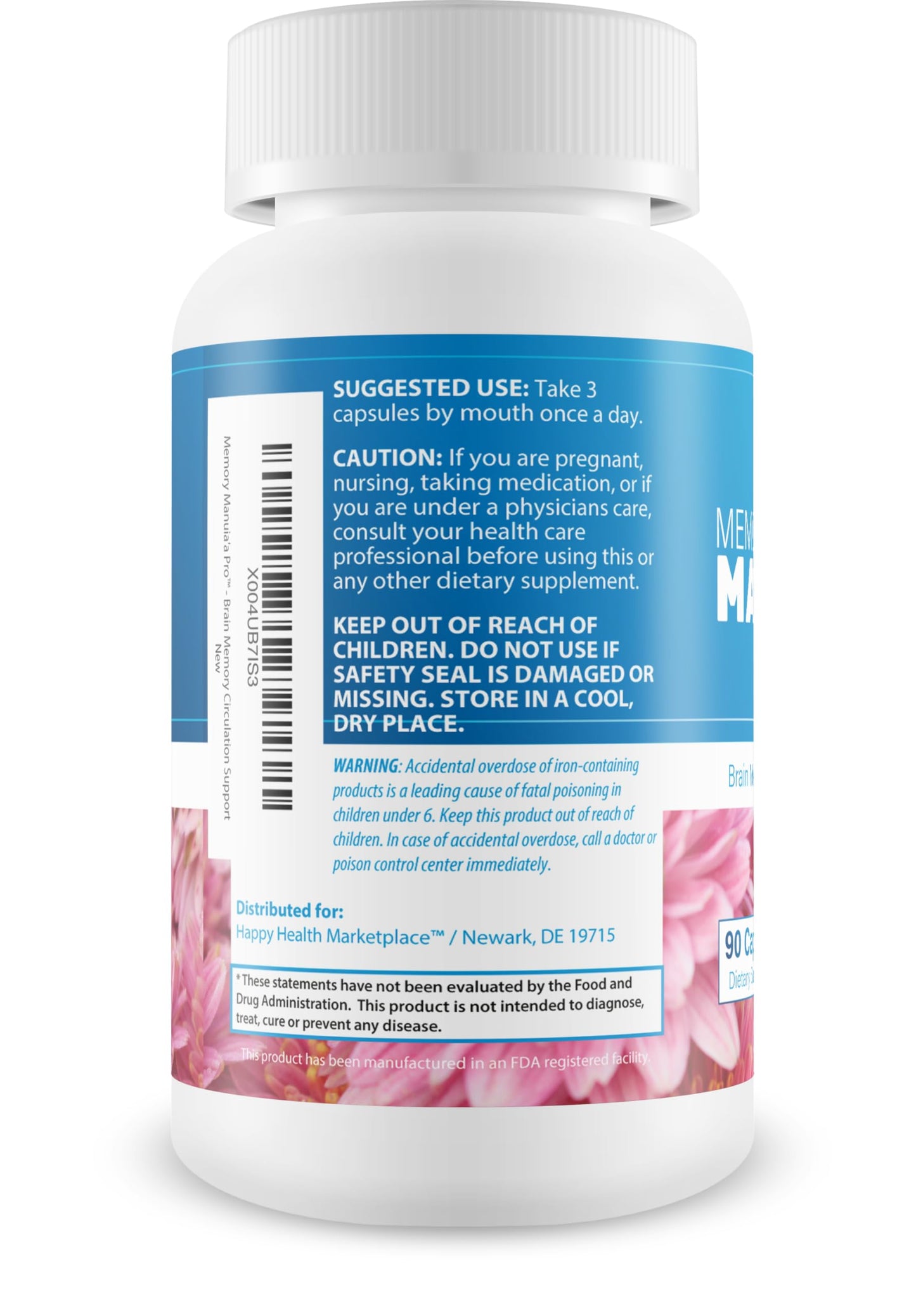 Happy Health Marketplace Memory Manuia’a Pro 90 Capsules