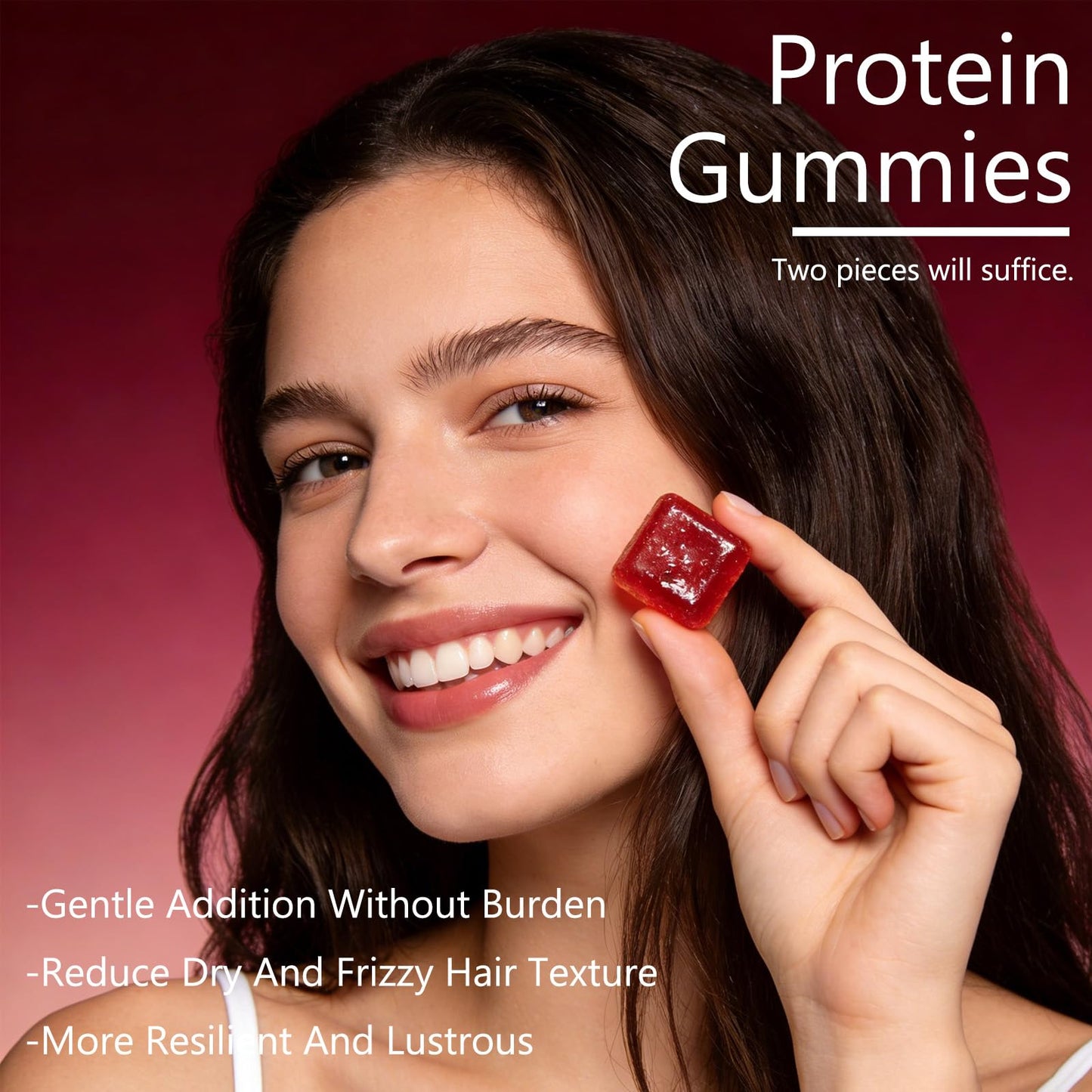 YKSDQ Protein Gummies for Women & Men, 60 Gummies