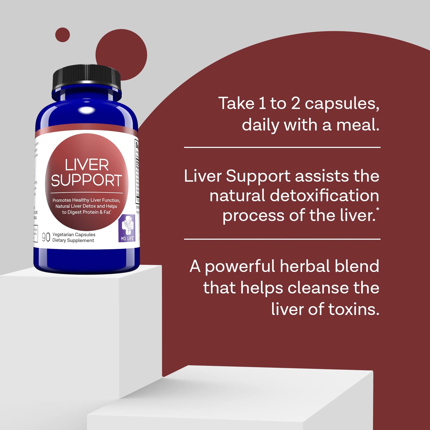 MD.LIFE Liver Support Capsule, 90 Count