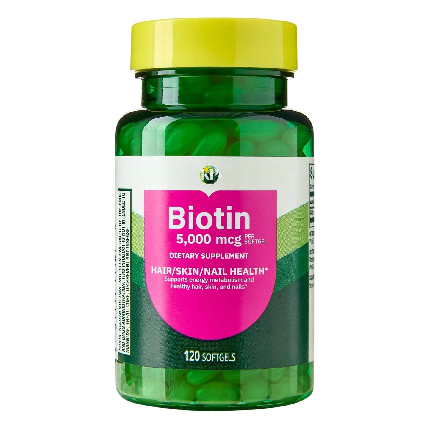 KP+ Biotin 5,000 mcg 120 Softgels