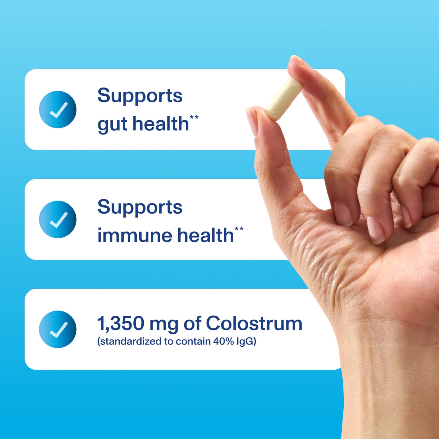 Vital Proteins Bovine Colostrum Supplement 90 Capsules