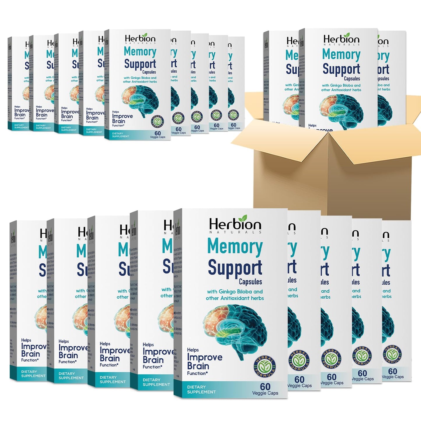 HERBION Naturals Memory Support Capsules, 60 Capsules