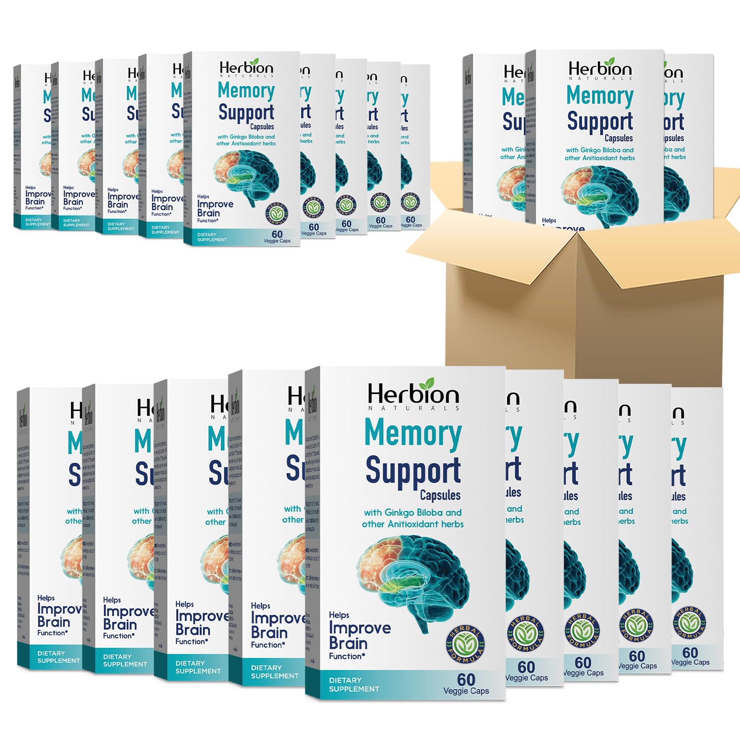 HERBION Naturals Memory Support Capsules, 60 Capsules
