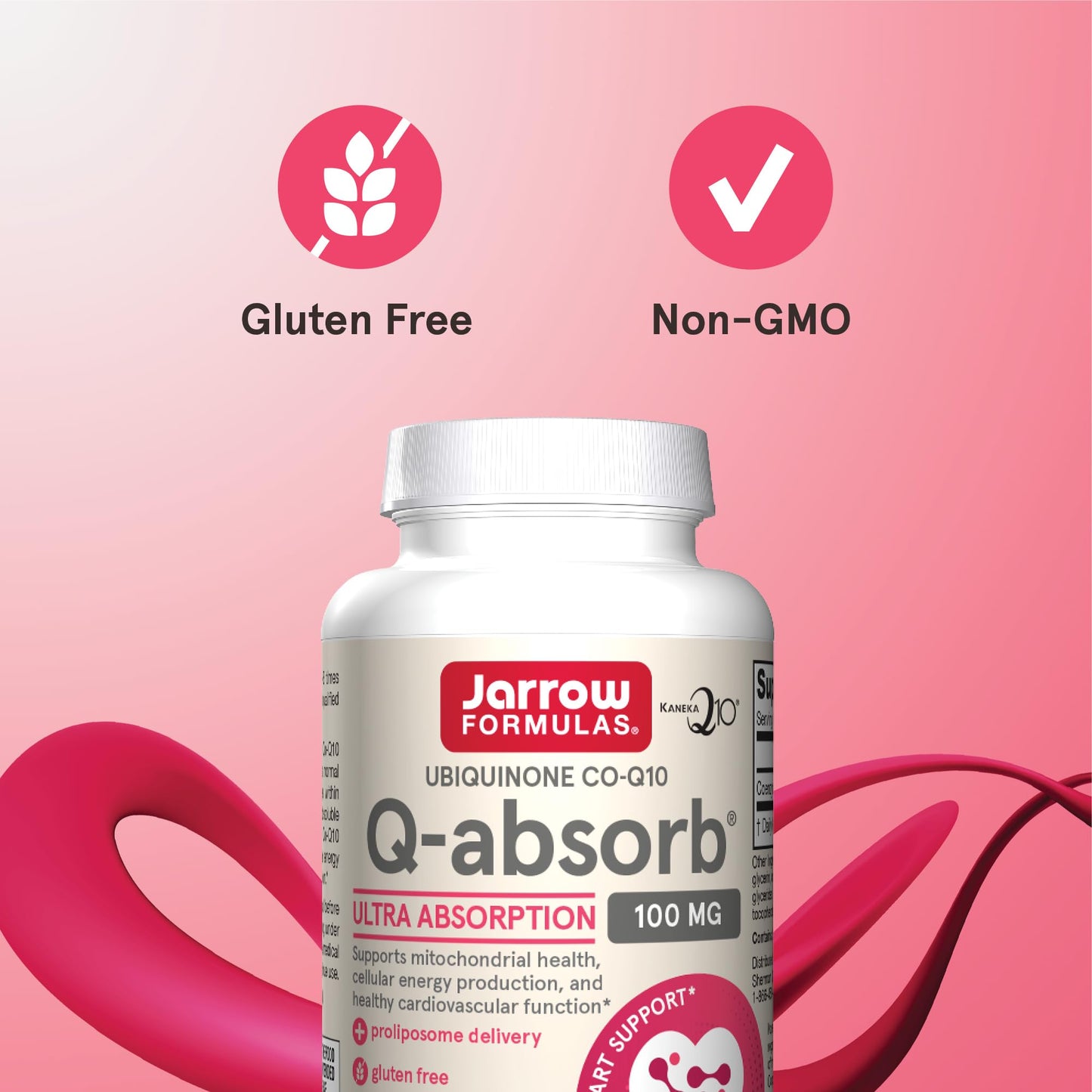 Jarrow Formulas Q-absorb Co-Q10 100 mg Softgels 60 Count
