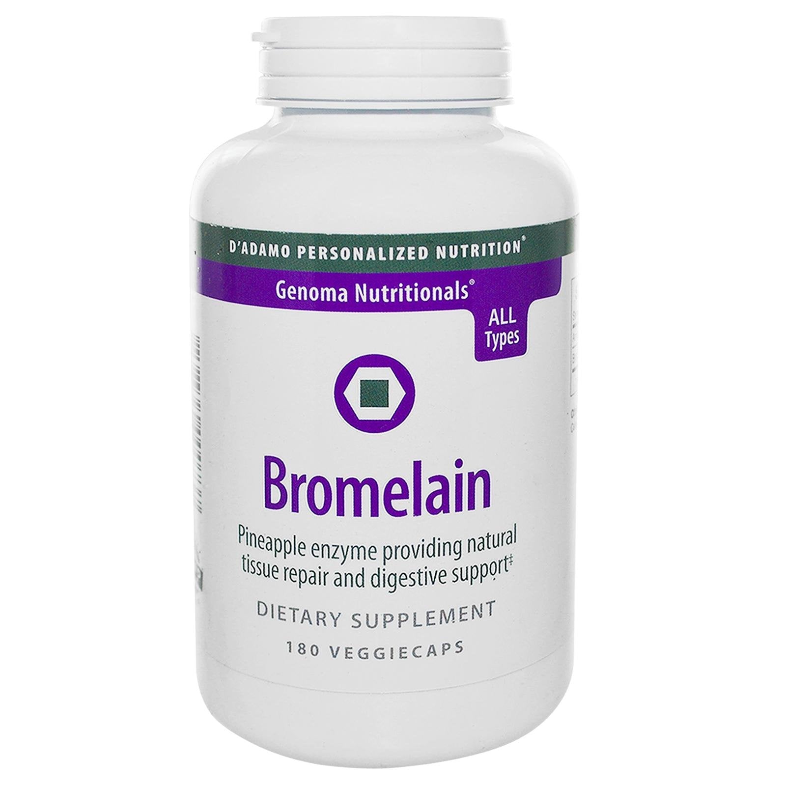 D'Adamo Personalized Nutrition Bromelain Capsules 180