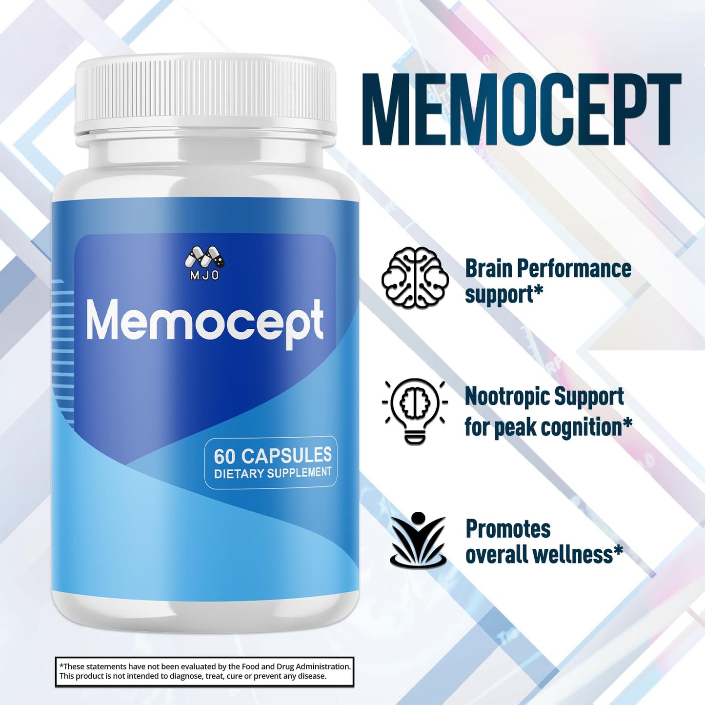 MJO Memocept Capsule 60 Count