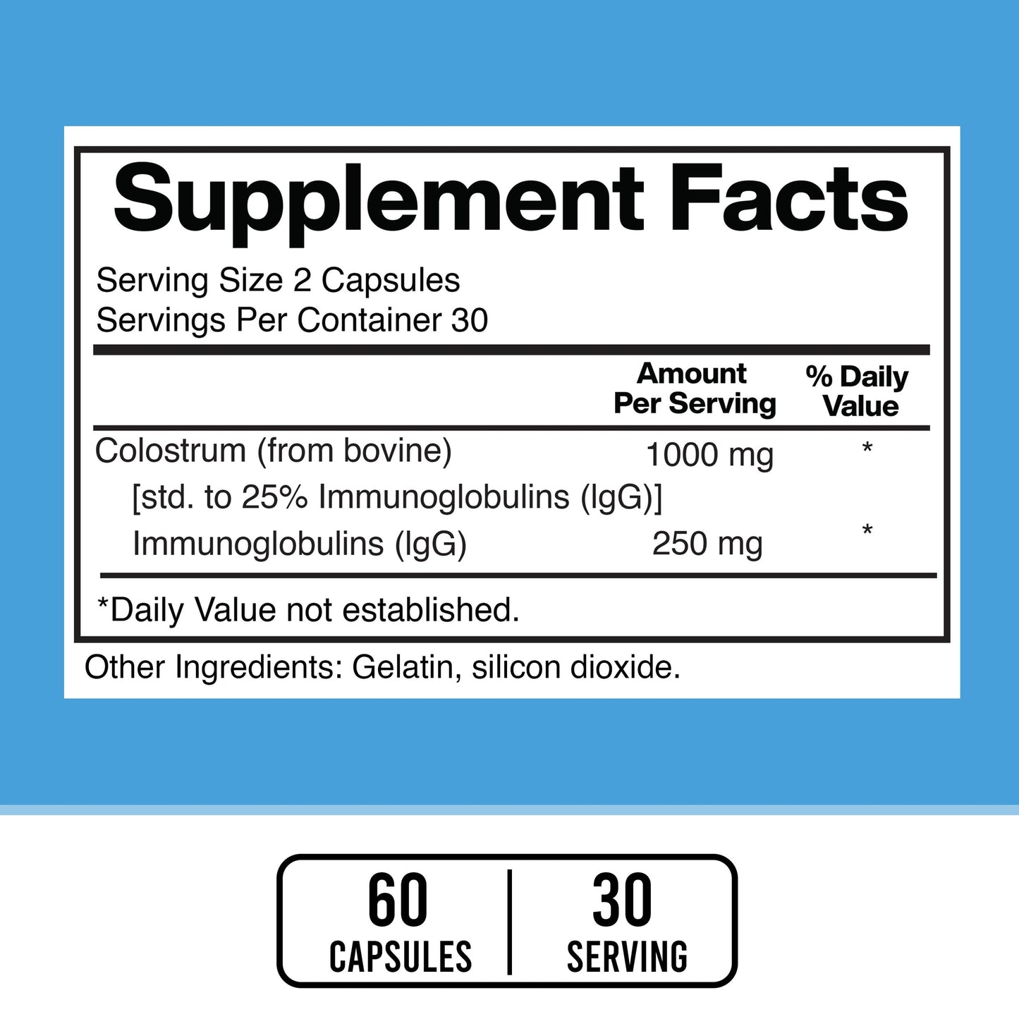 American Standard Supplements Colostrum Capsules 120