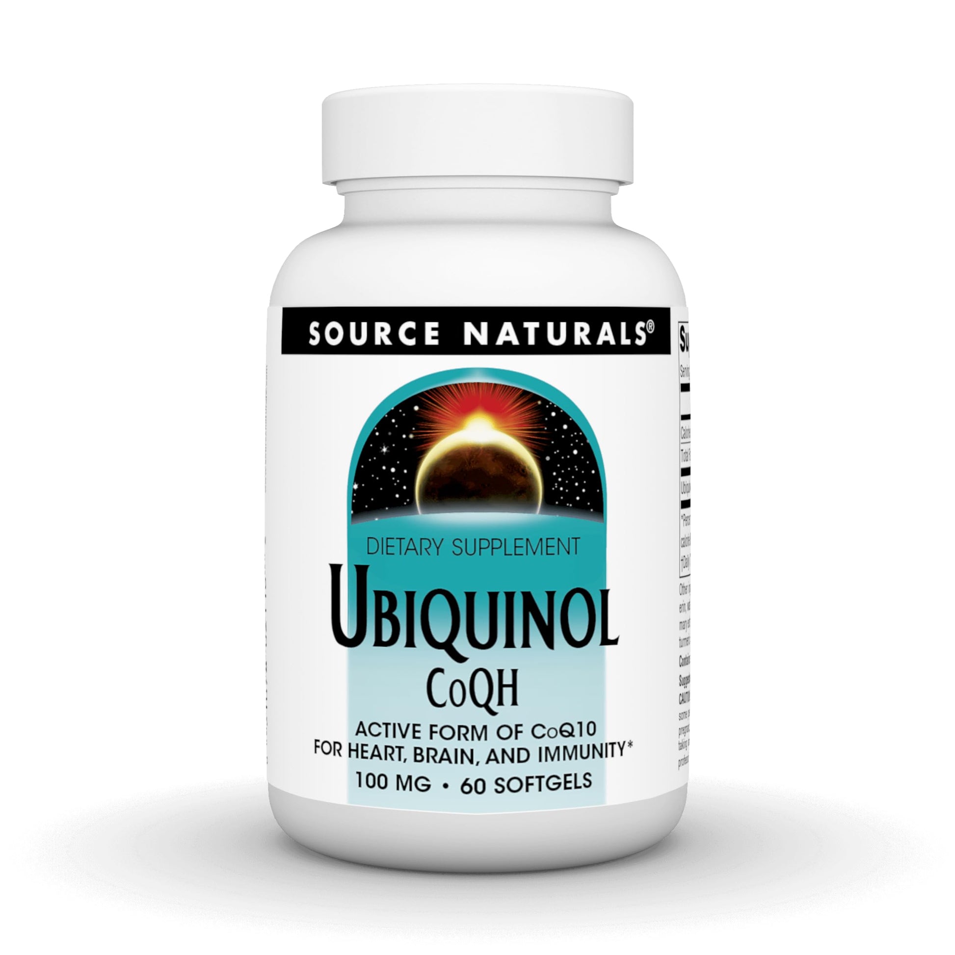 Source Naturals Ubiquinol CoQH 100mg Softgels 60