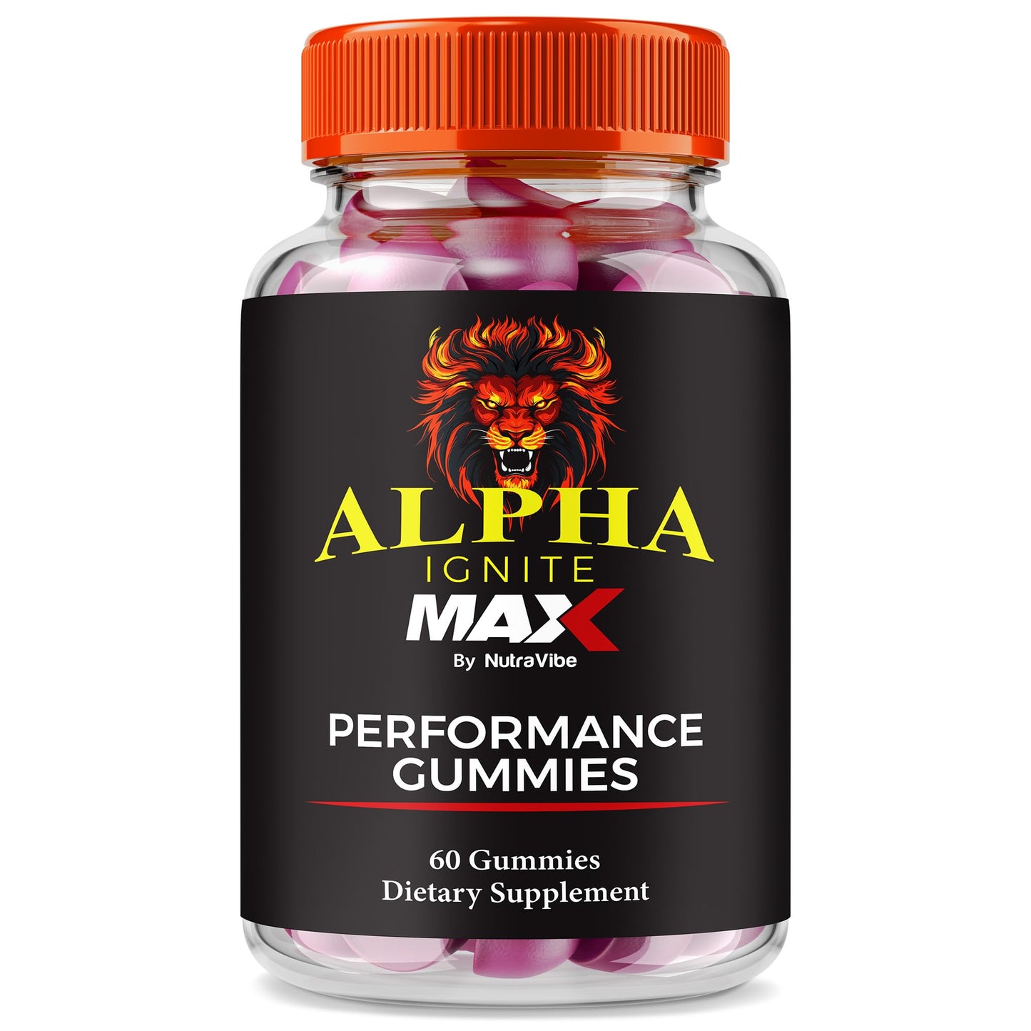 NutraVibe Alpha Ignite Max Gummies 60 Count