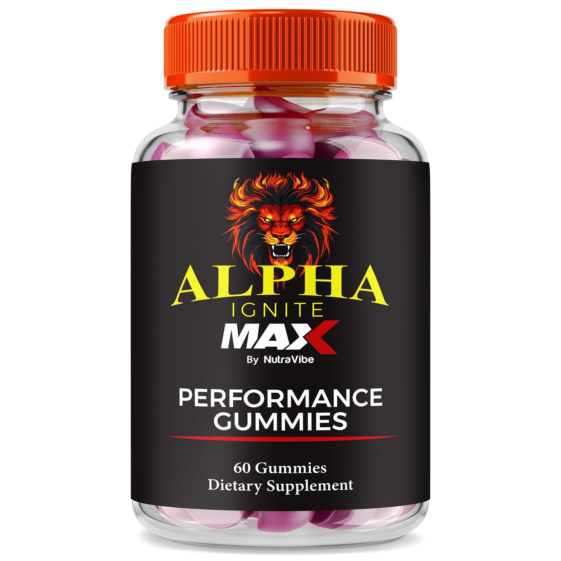 NutraVibe Alpha Ignite Max Gummies 60 Count