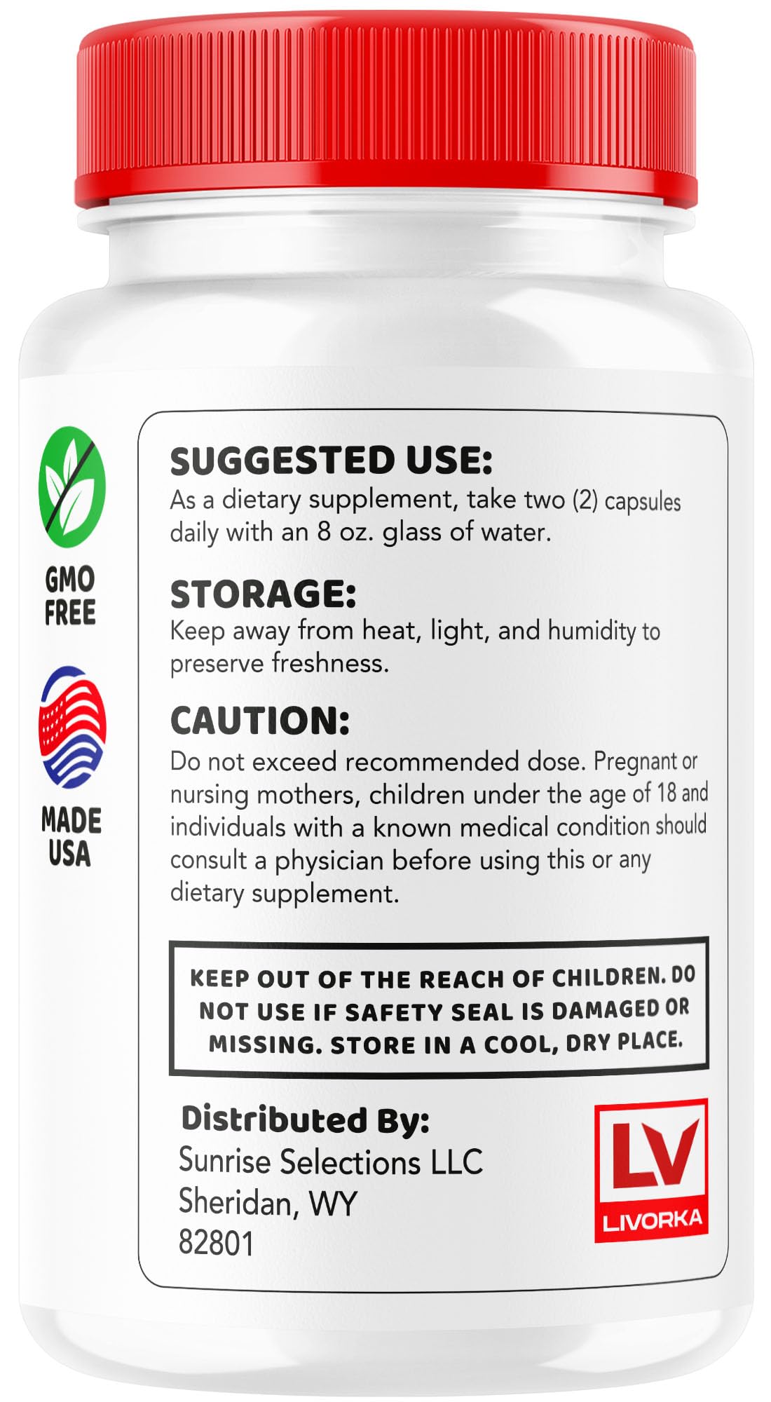 LIVORKA Total Flow Capsules 300 Capsules