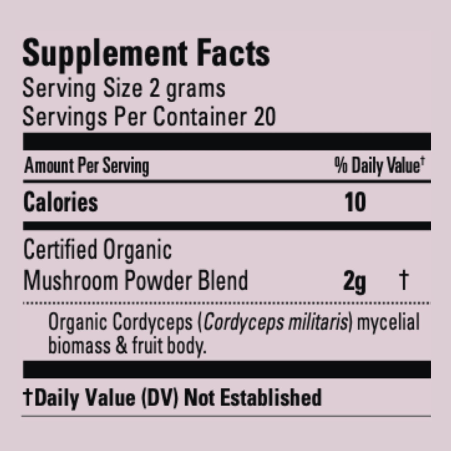 ELEVEN TLC A WELLNESS CO Cordyceps Mushroom Powder 1.45 oz