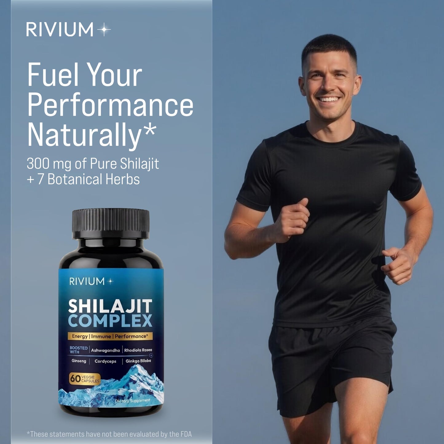 Rivium Shilajit Complex 60 Capsules