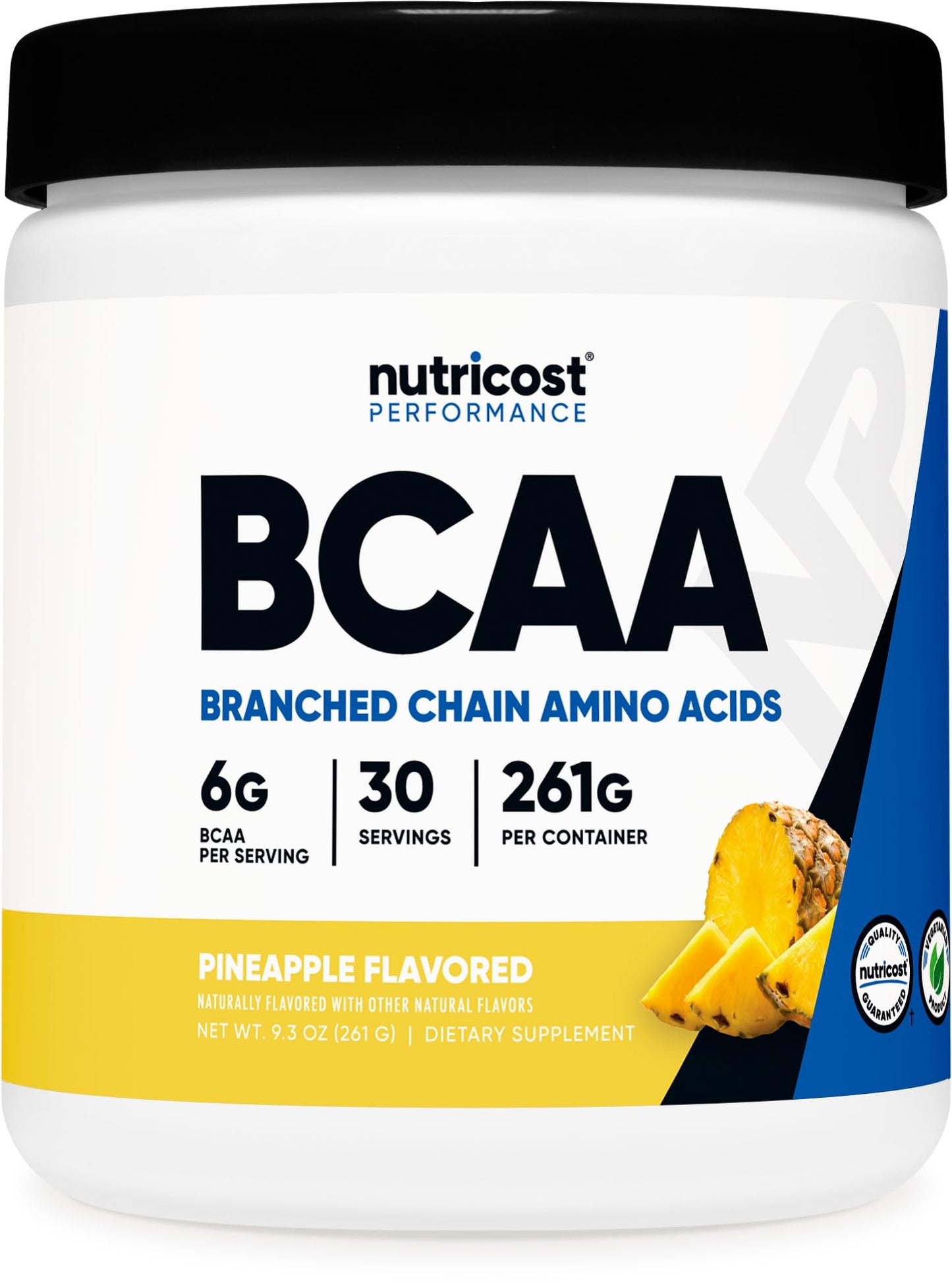 Nutricost BCAA Powder Pineapple, 8.7 Ounce