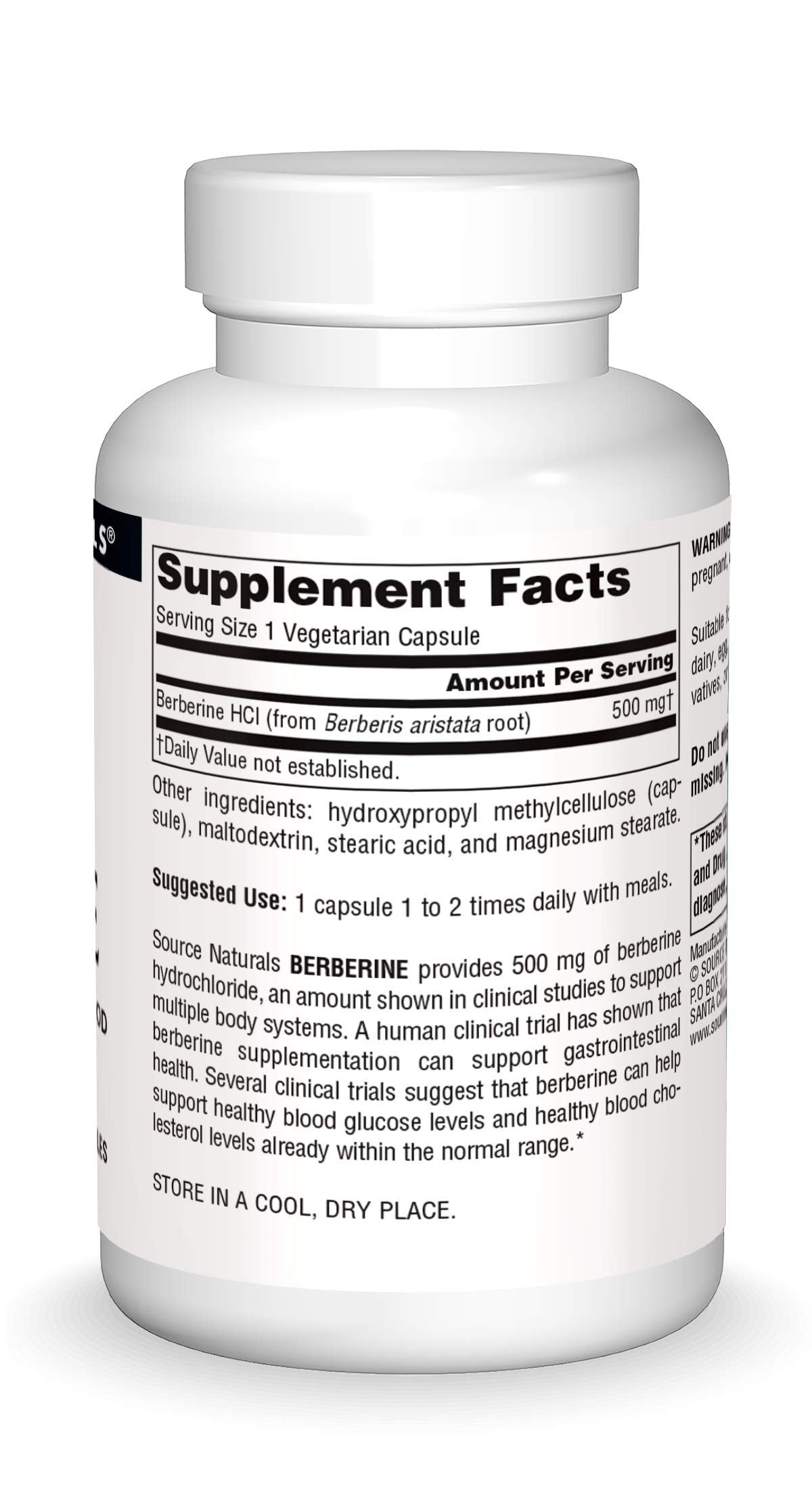 Source Naturals Berberine Capsule, 60 Capsules