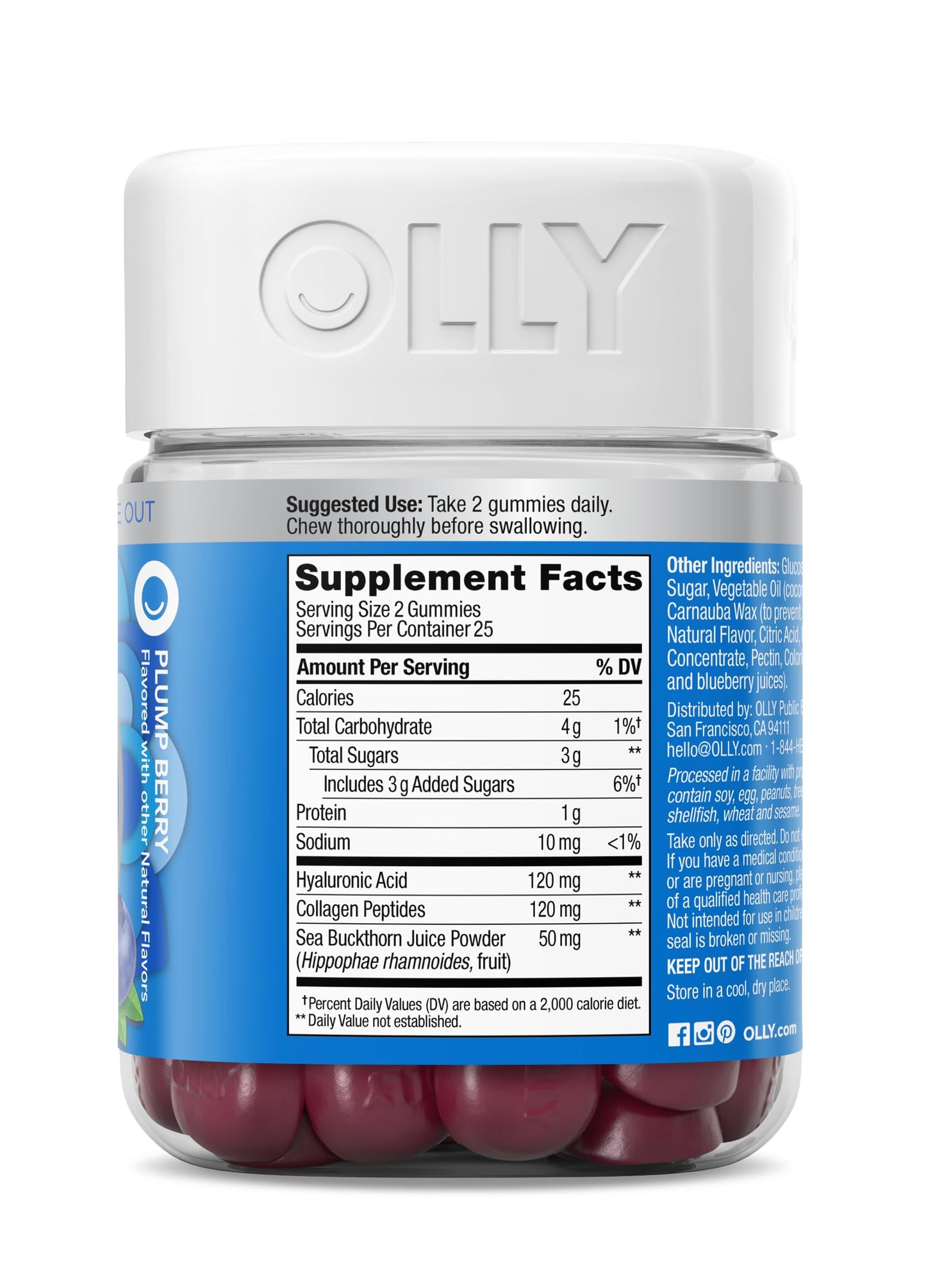 OLLY Glowing Skin Gummy 50 Count