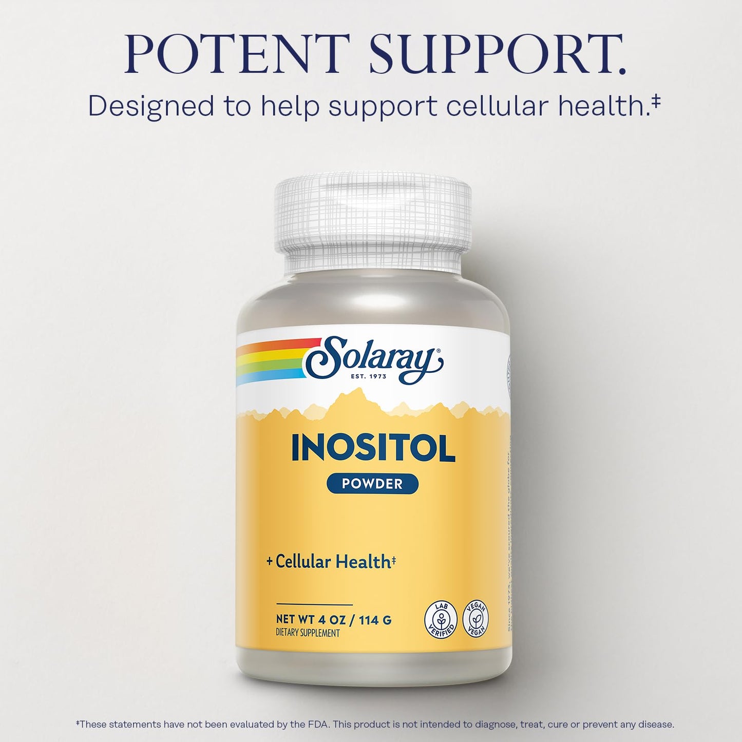 Solaray Pure Inositol Powder, 4 oz