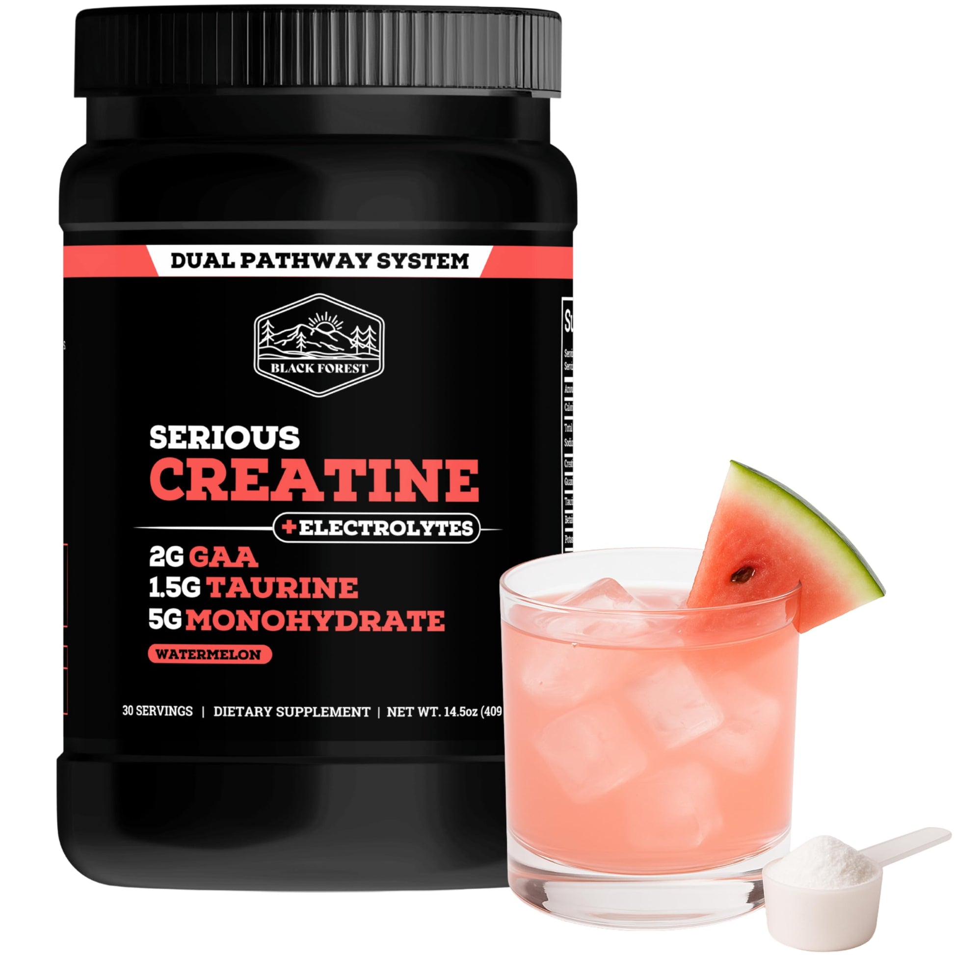 Black Forest Creatine Electrolyte Powder 14.5 oz
