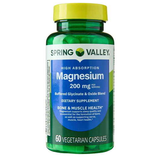 KP+ Magnesium 200 mg Capsule, 60 Count