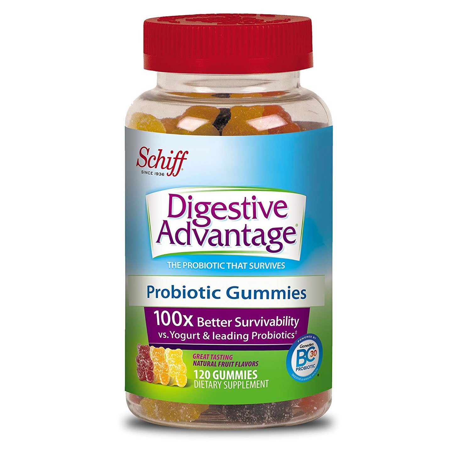Digestive Advantage Daily Probiotic Gummies, 120 Count