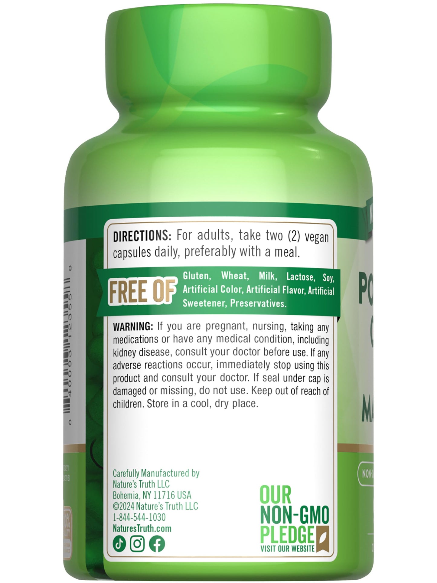 Nature's Truth Potassium Magnesium Citrate Capsules 90 Count
