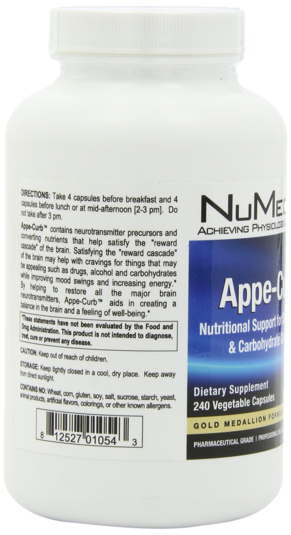 NuMedica Appe-Curb Large Capsules 240
